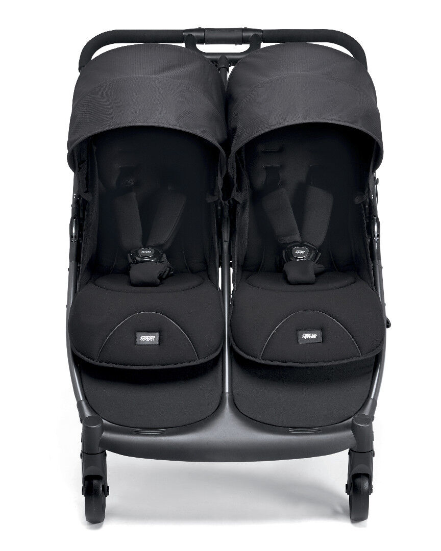 Armadillo Twin Folding Pushchair - Black Jack image number 2