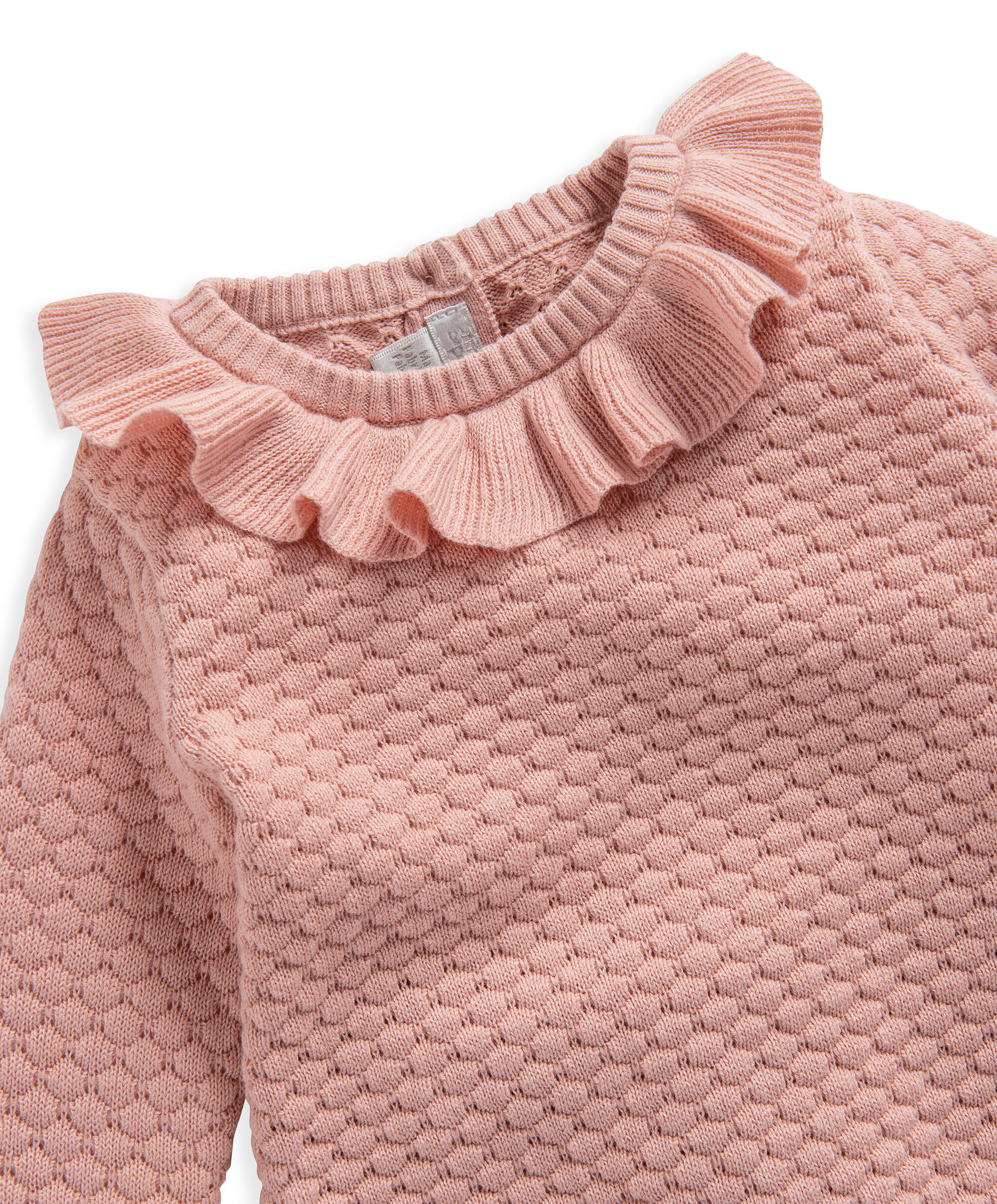 Pink Knitted 2 Piece Set image number 3