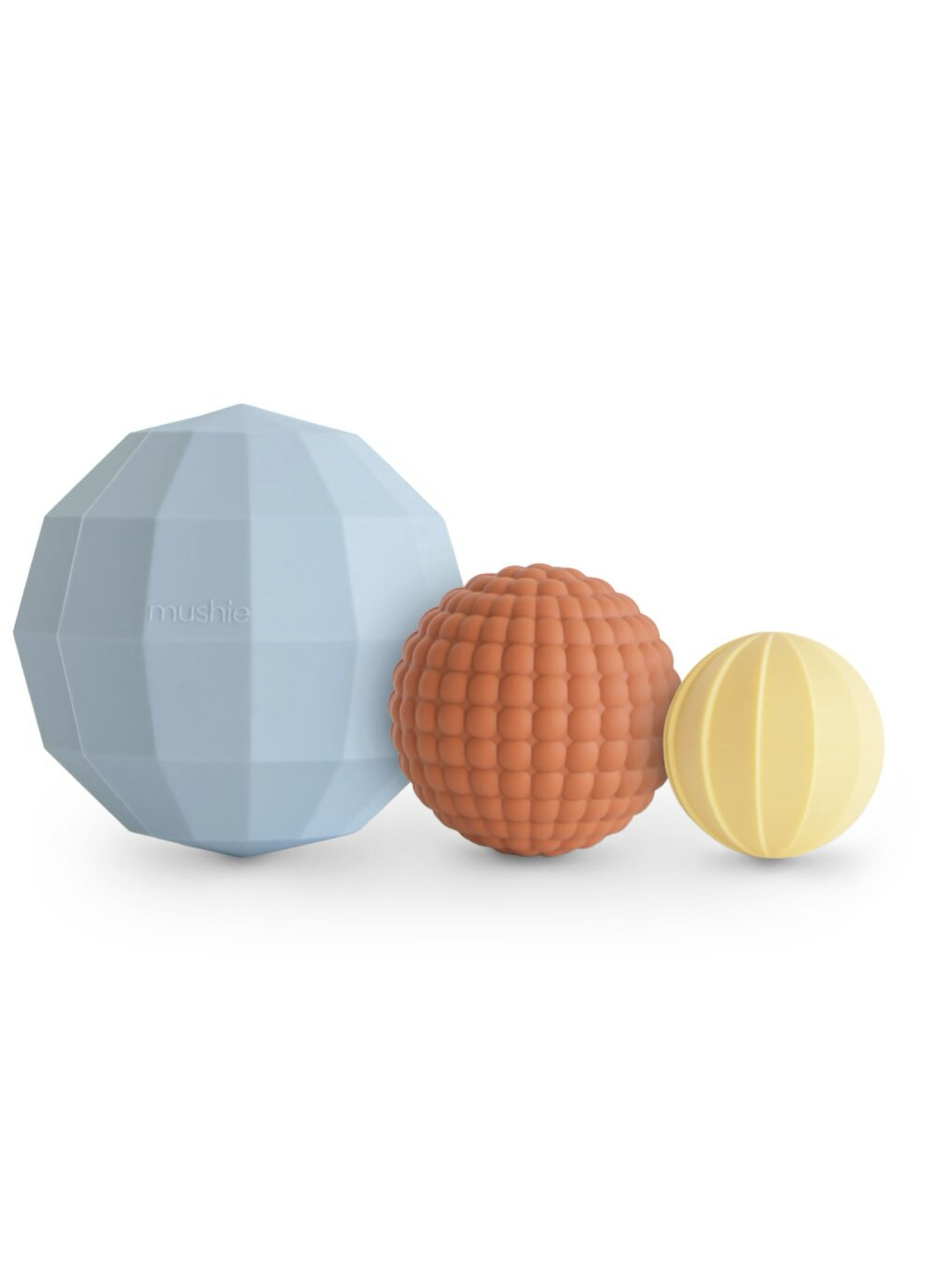 Mushie&nbsp;​​Nesting Spheres Sensory Toy Powder Blue image number 1