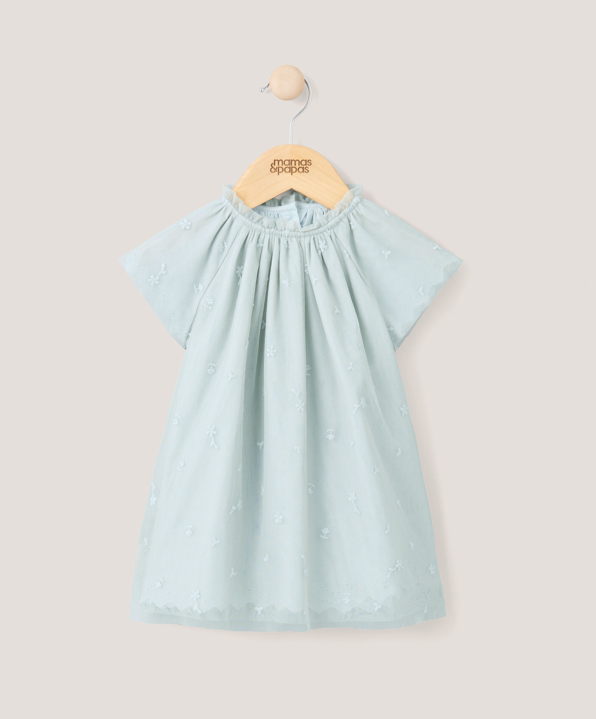 Embroidered Dress - Green image number 1