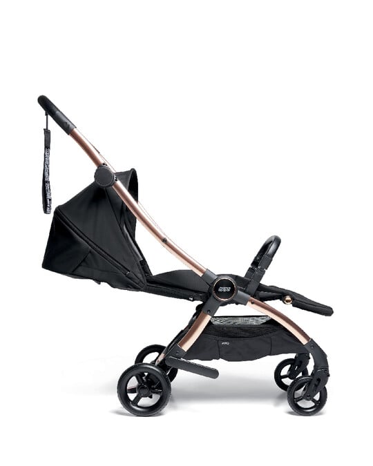 Airo Dusk with Rose Gold Frame Pushchair with Black Newborn Pack image number 8