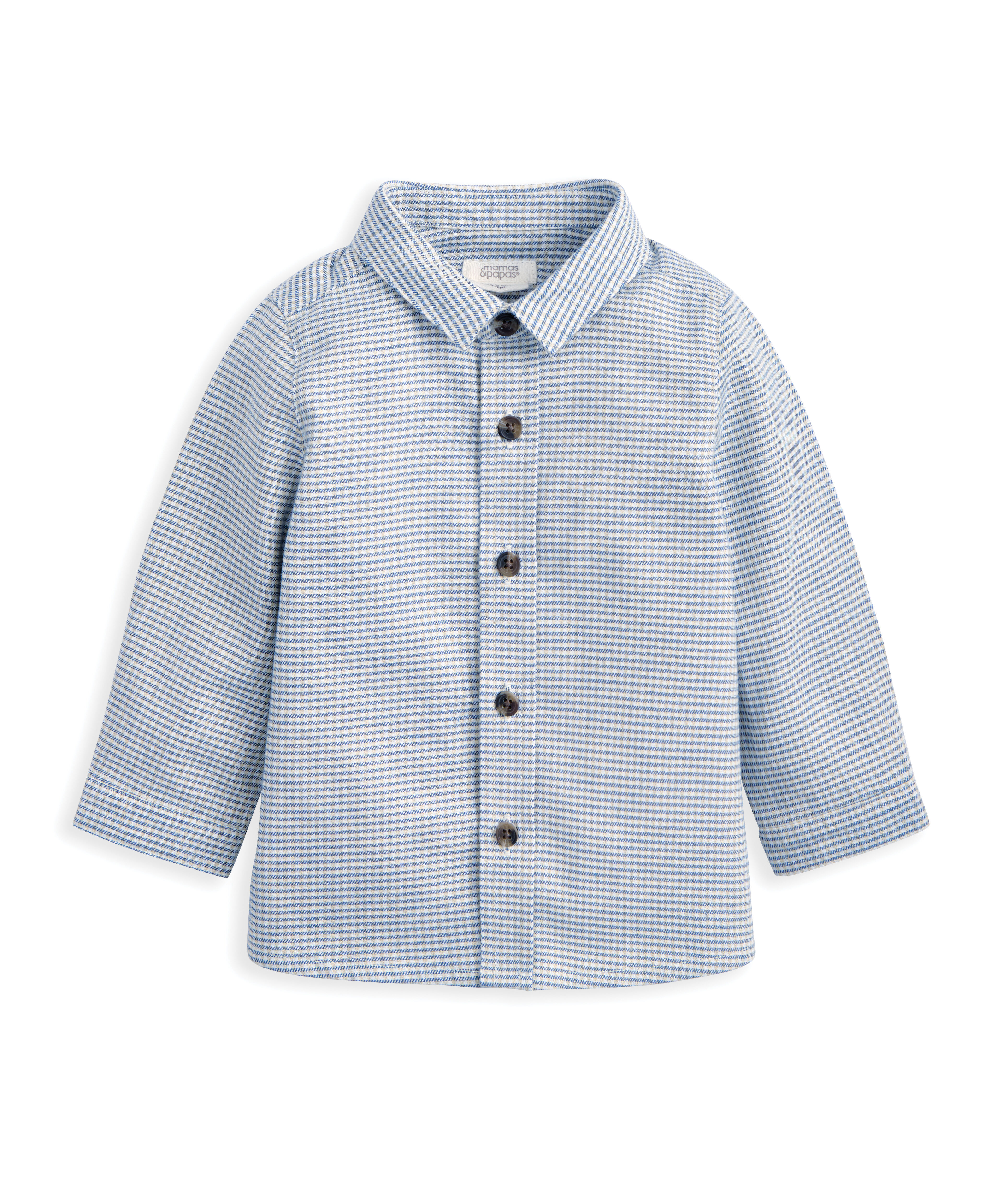 Check Shirt & Blue Cord Trousers Set (2 Pieces) image number 3