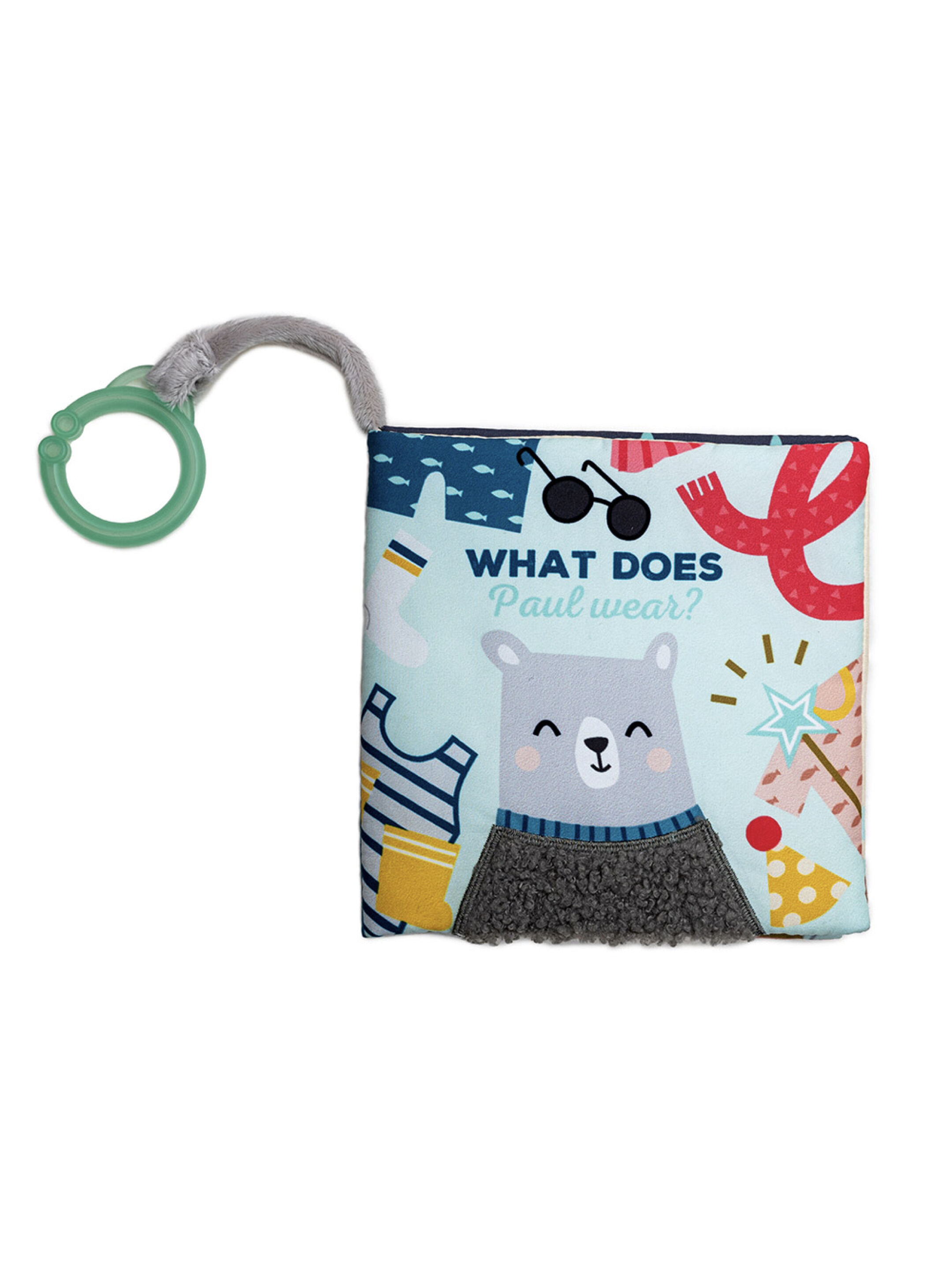 Taf Toys What Does Paul Wear Sensory Book image number 1