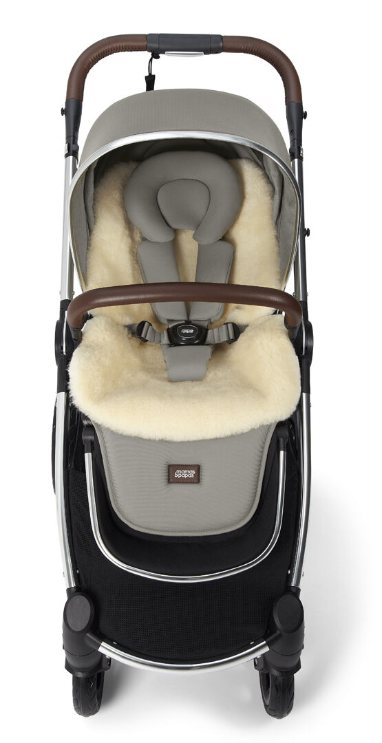 Luxury Buggy Sheepskin Liner - Natural image number 2