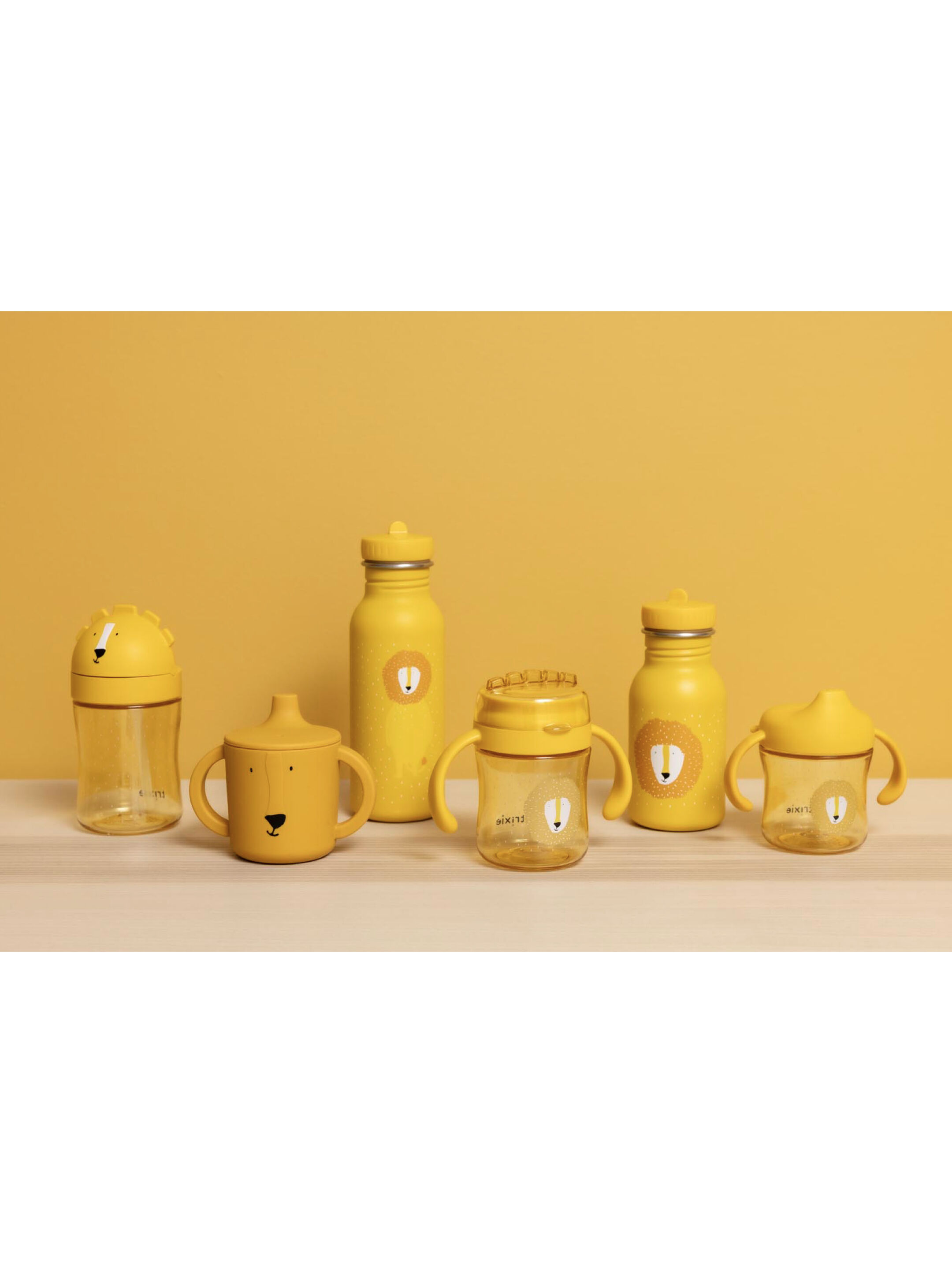 Trixie Tritan&trade; Spill Proof Straw Bottle - 300ml - Mr. Lion image number 4