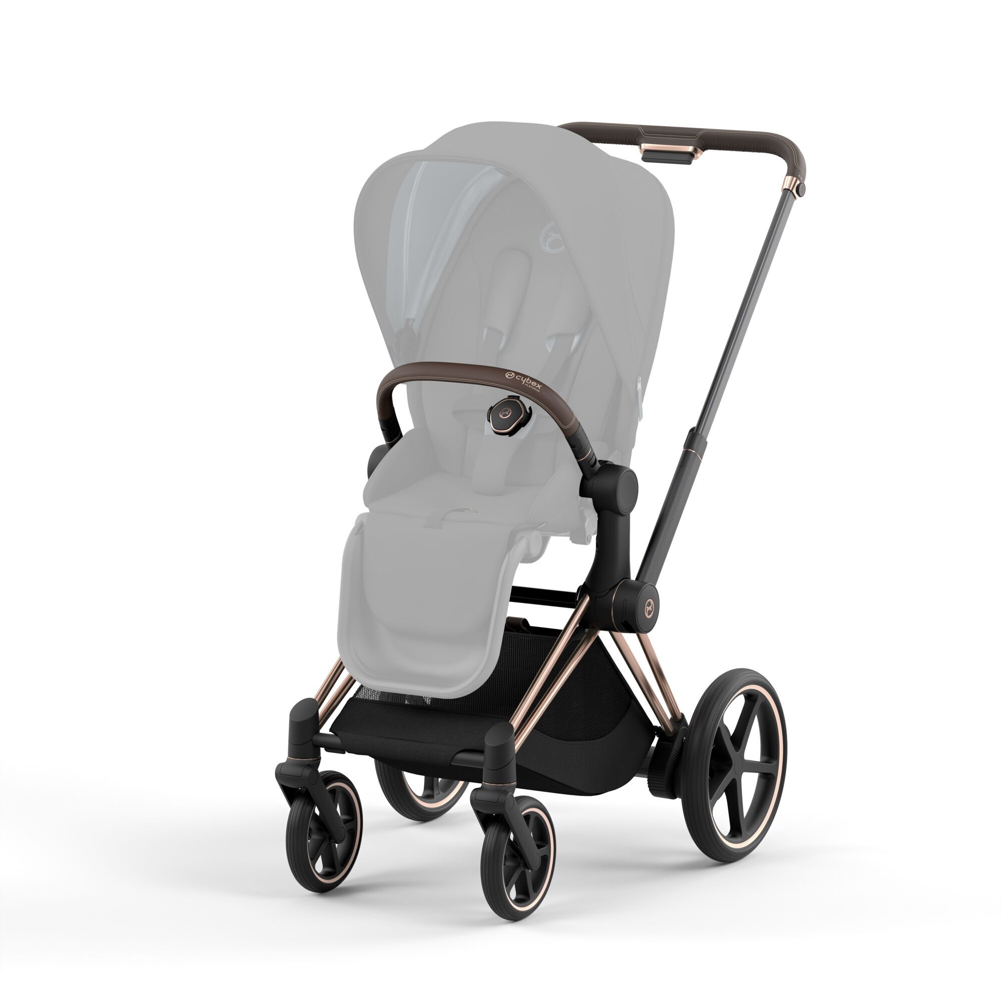 Cybex Priam Frame with Seat Hardpart Rosegold image number 2