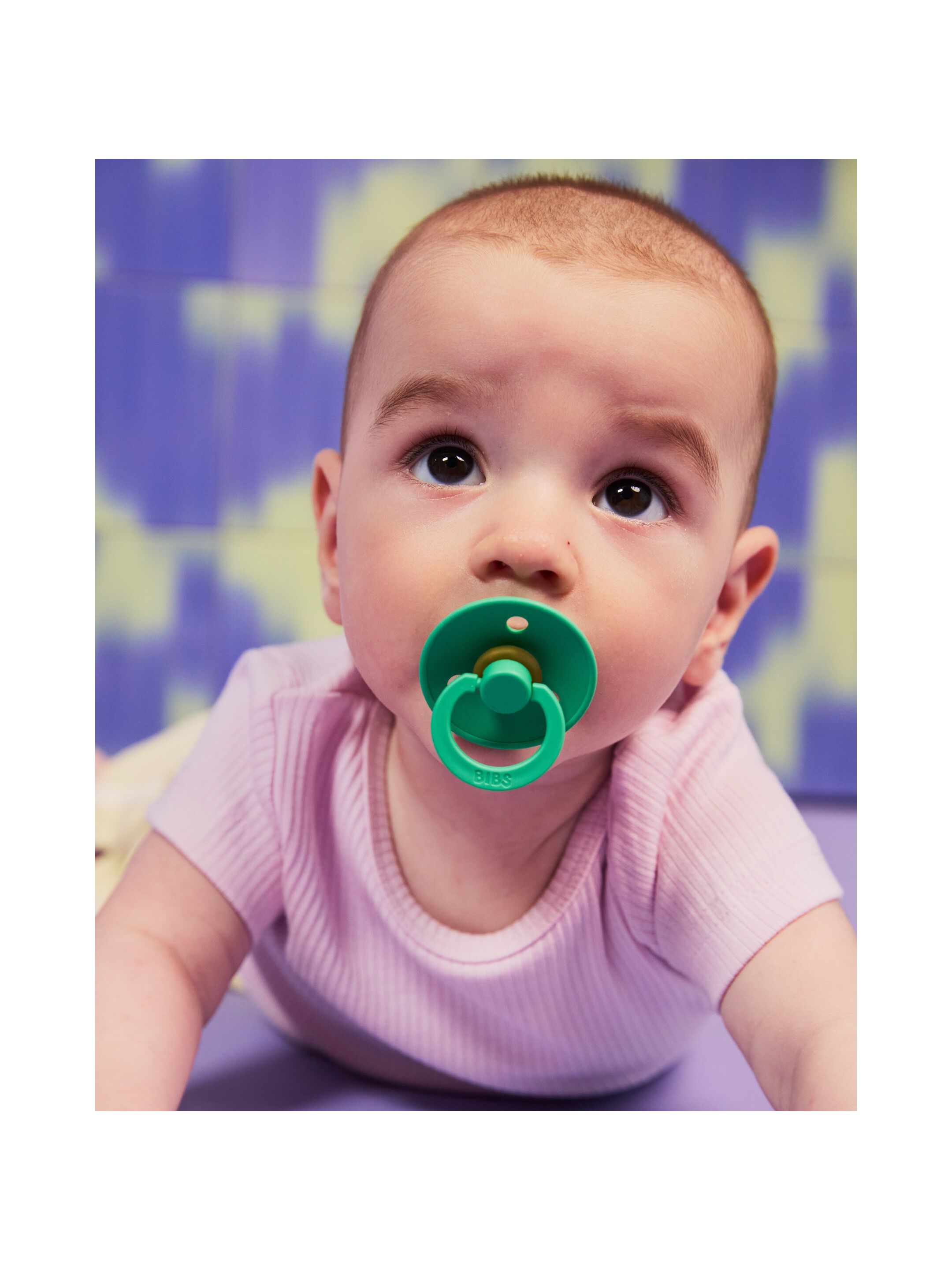 BIBS Pacifier Colour 2 pack Latex Size 1 Matcha/Cactus image number 5