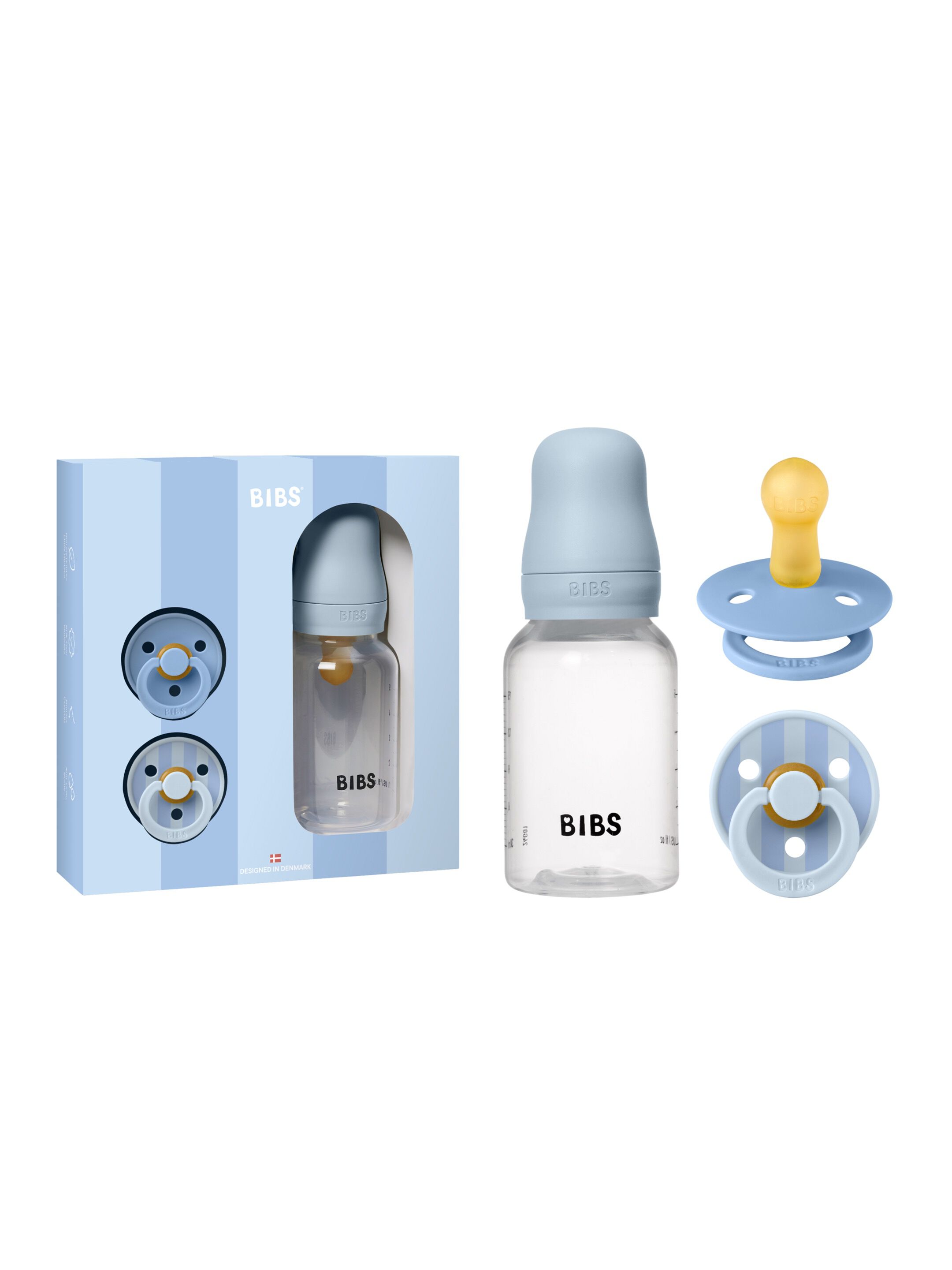 BIBS Gift Set Baby Sprinkle Baby Blue image number 1