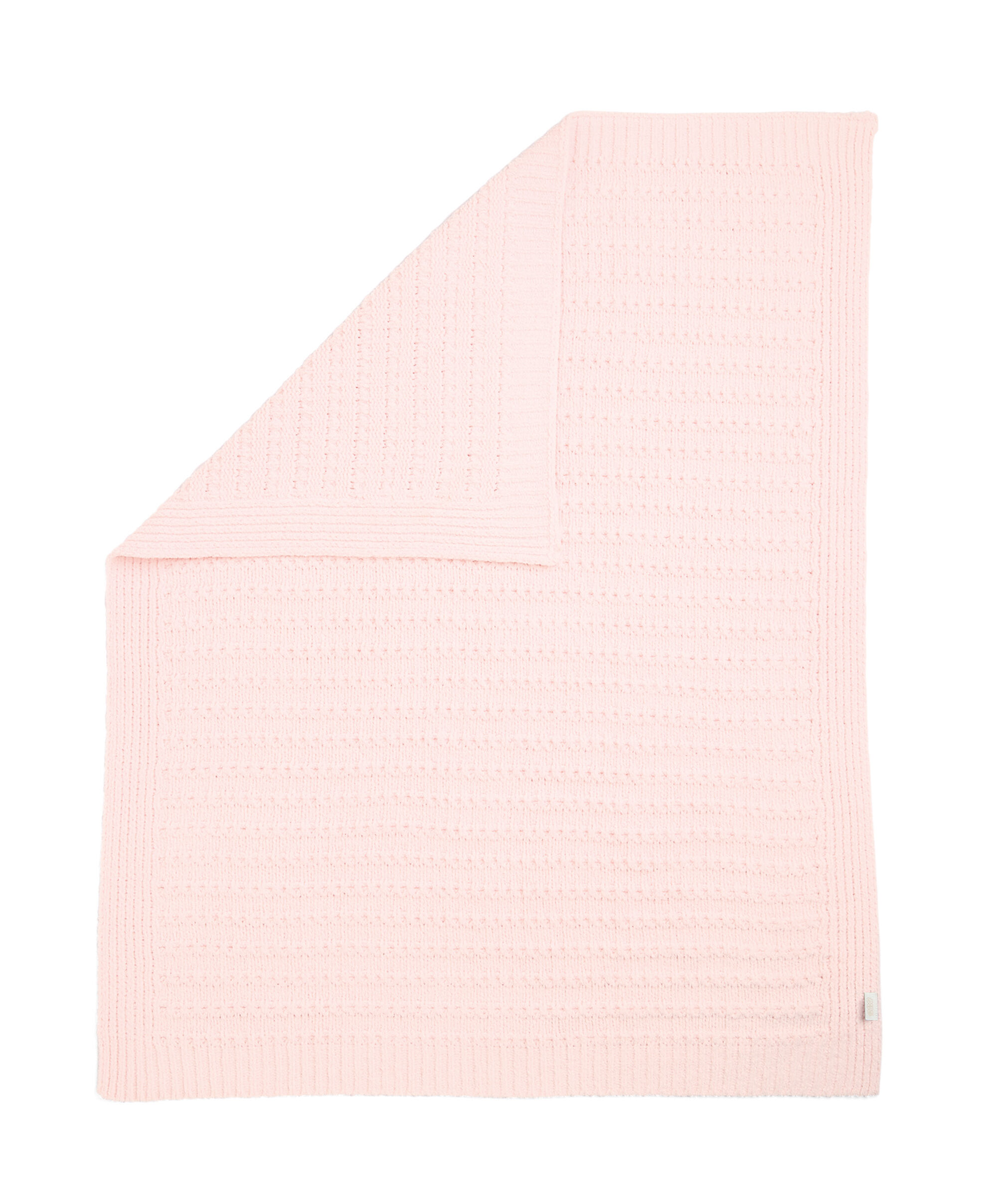 Chenille Blanket - Pink Stripe image number 3