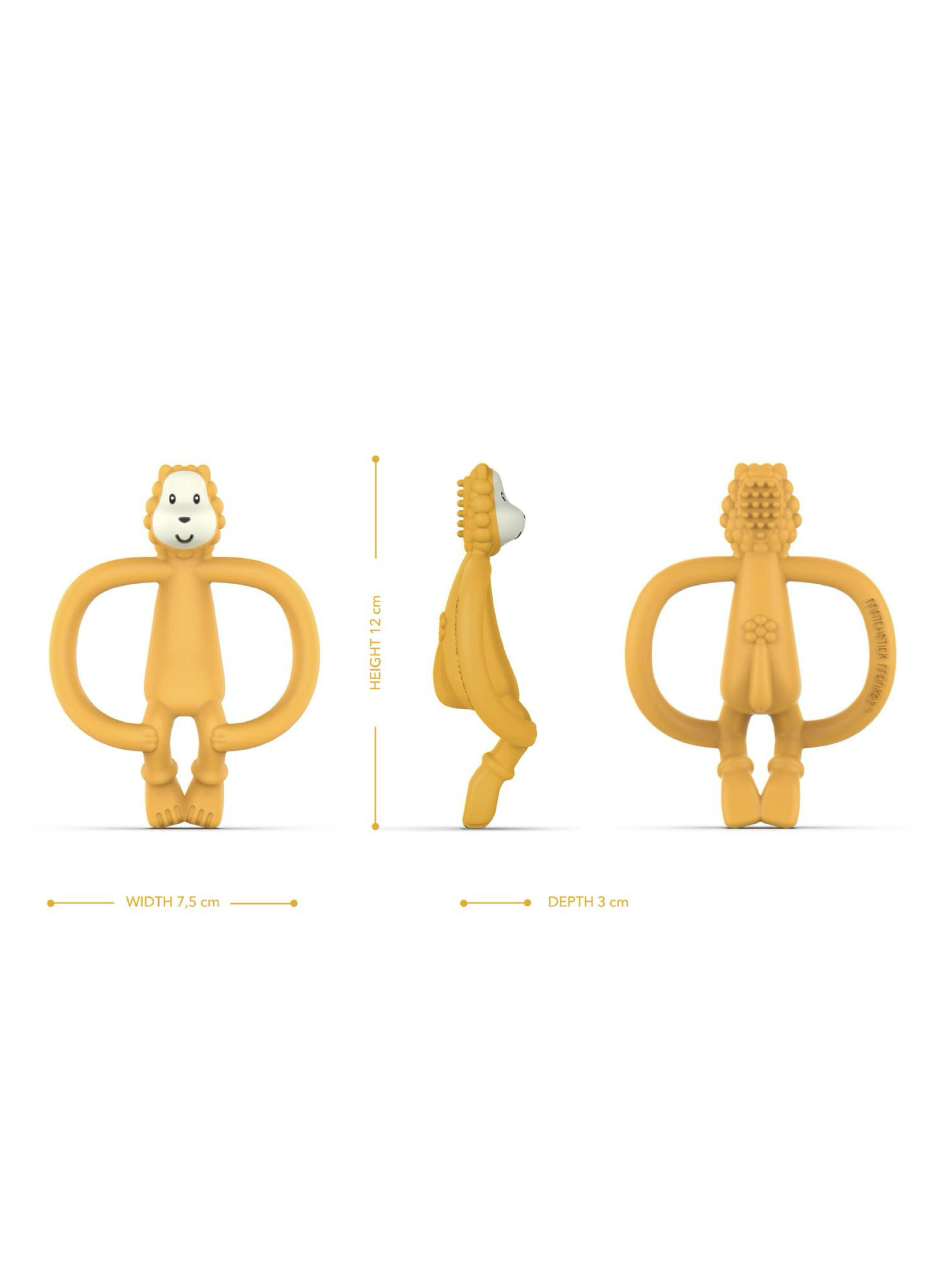 Matchstick Monkey Animal Teether & Muslin Gift Set - Giraffe image number 2