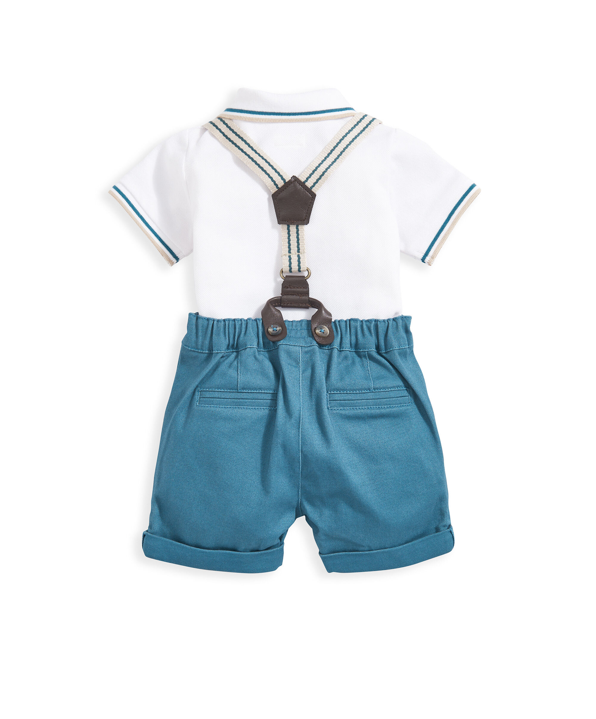 Short & Braces Set (Set of 3) - Blue image number 3