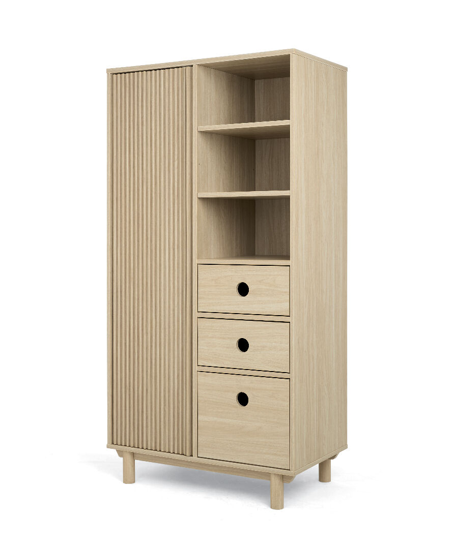Oska Wardrobe - Natural/Oak image number 6