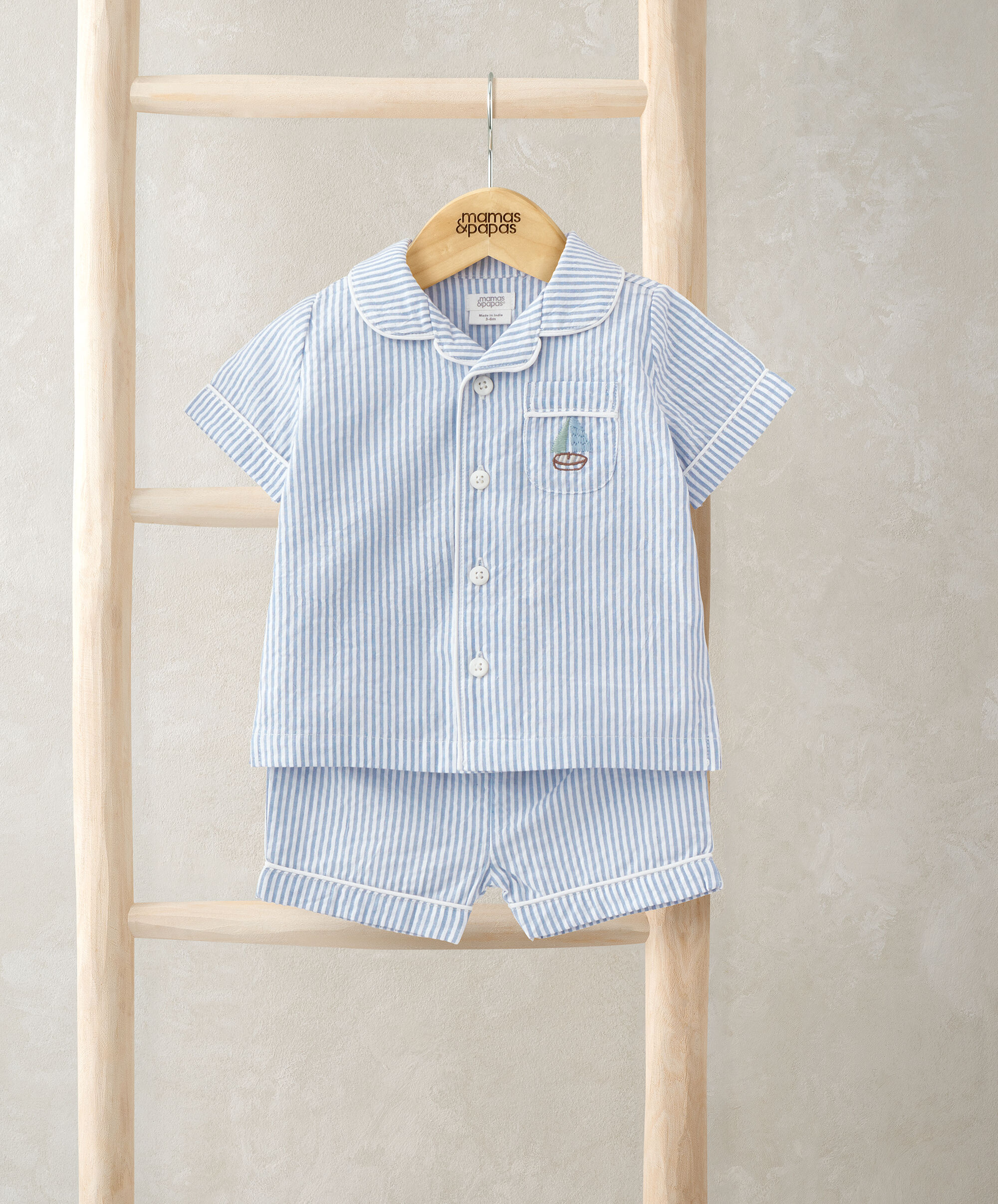 Stripe Short PJs image number 1