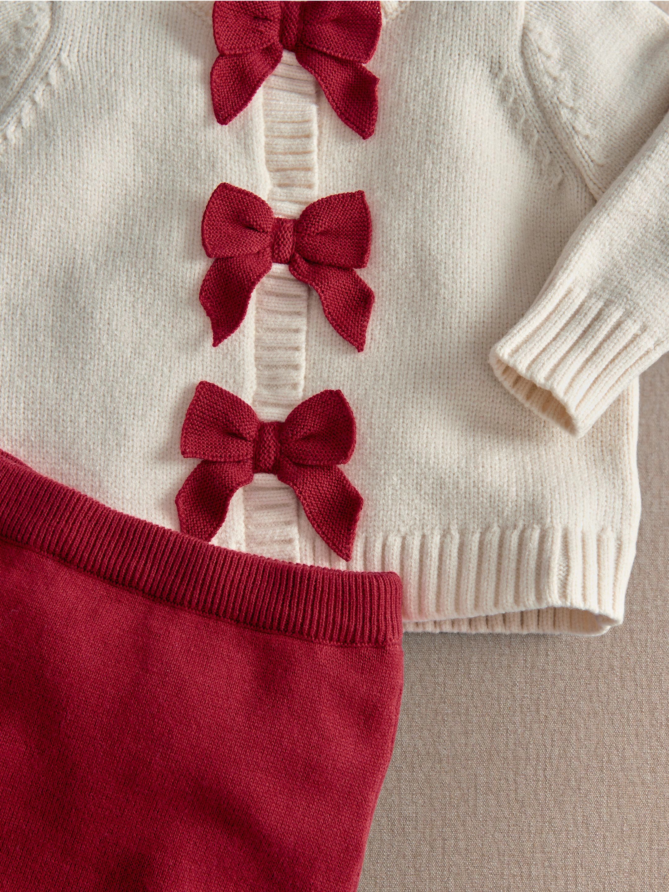 Red Bow 2 Piece Set image number 3