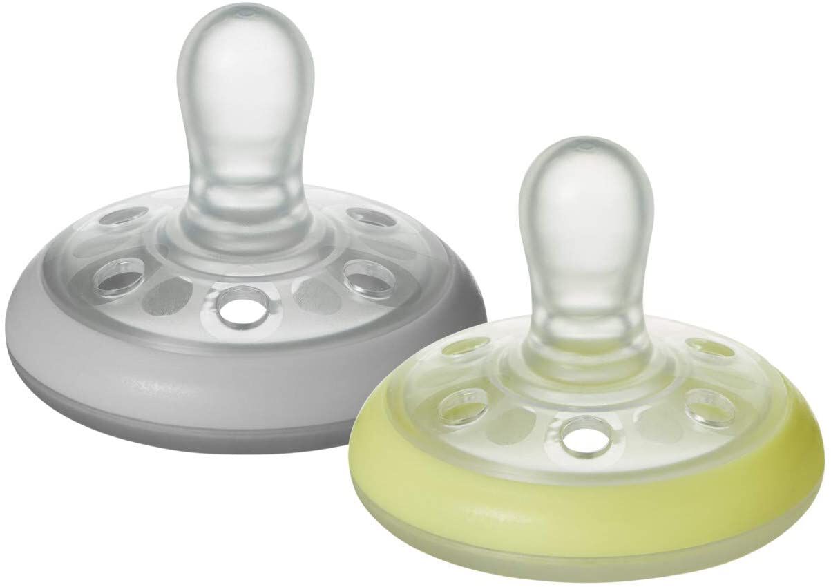 Tommee Tippee Closer To Nature Night Time Soother, Pack of 2 (0-6 months) image number 2