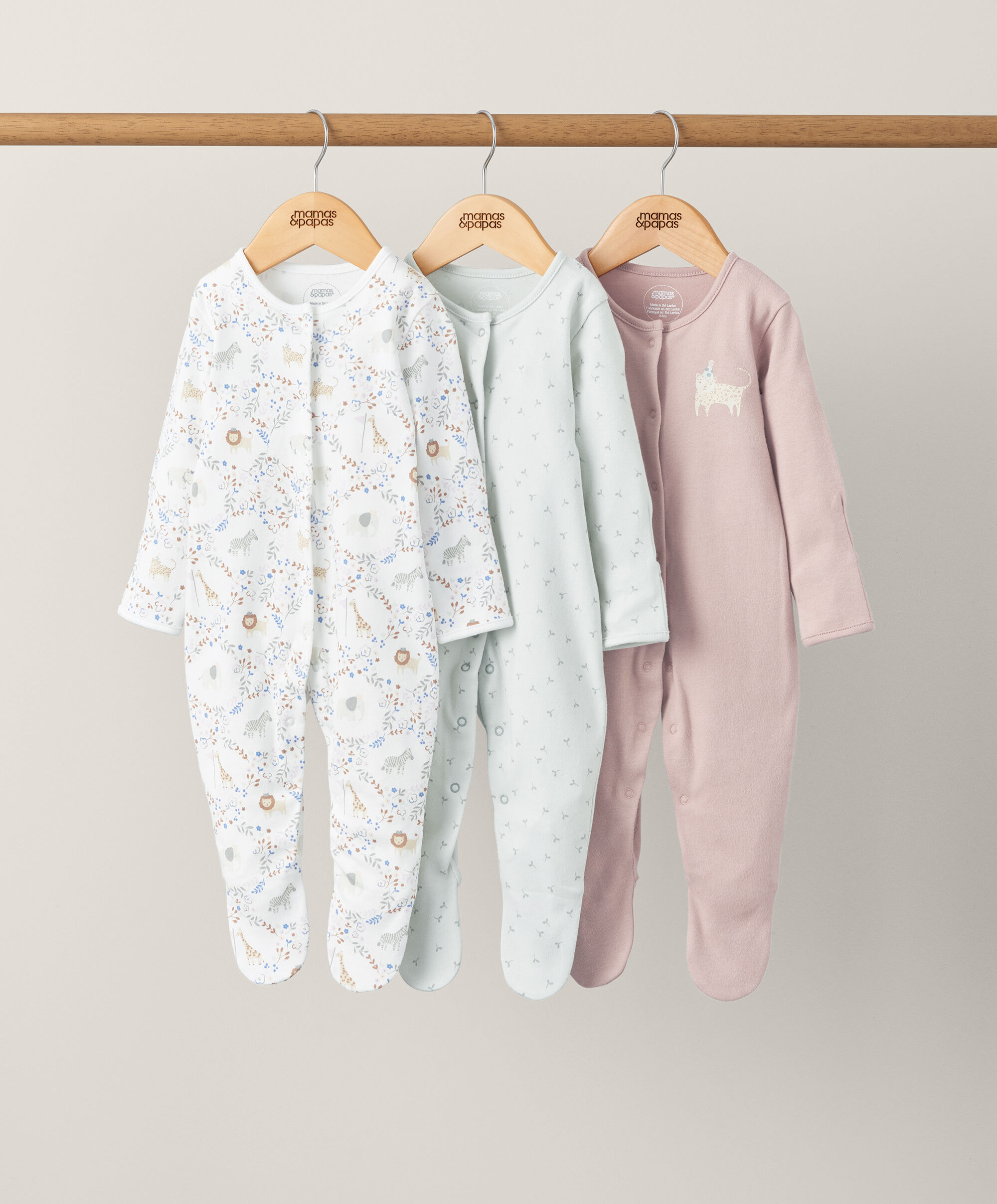 Buy pack Safari Garden Party Sleepsuits Sets Outfits Mamas