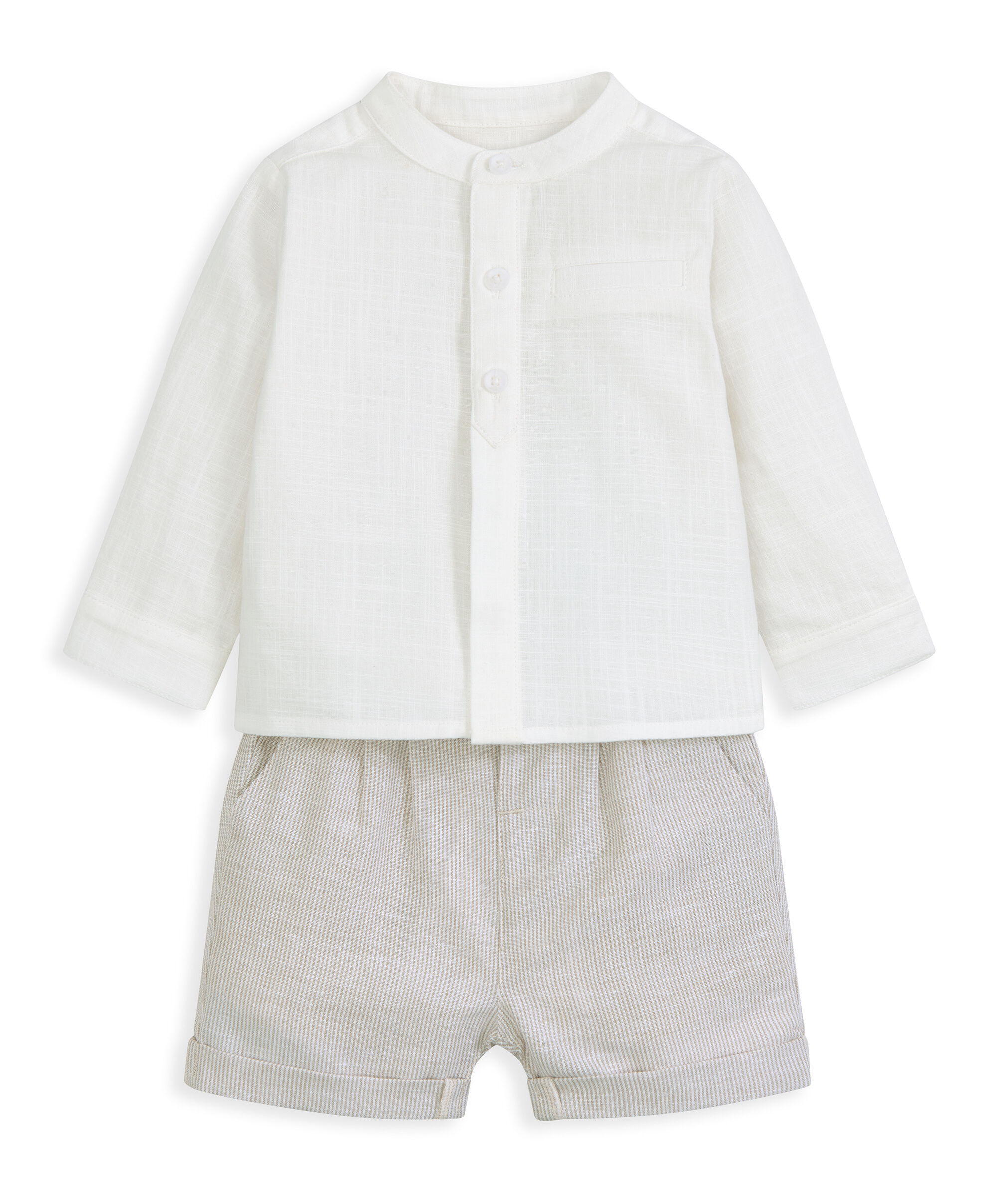 Tunic Shirt & Shorts Outfit Set image number 2