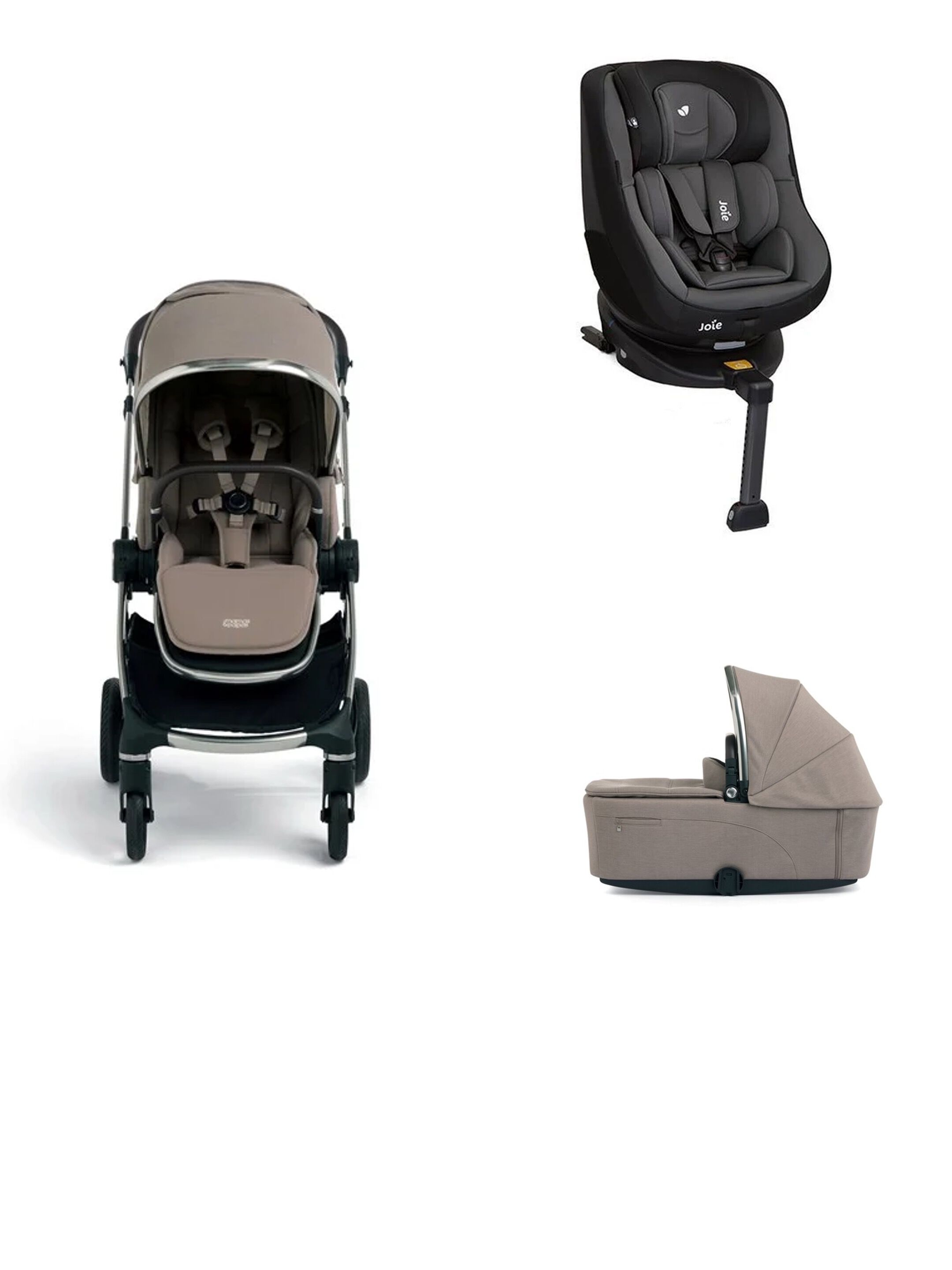 Vardo Heritage Pushchair 3 Piece Bundlewith Joie Car Seat image number 1