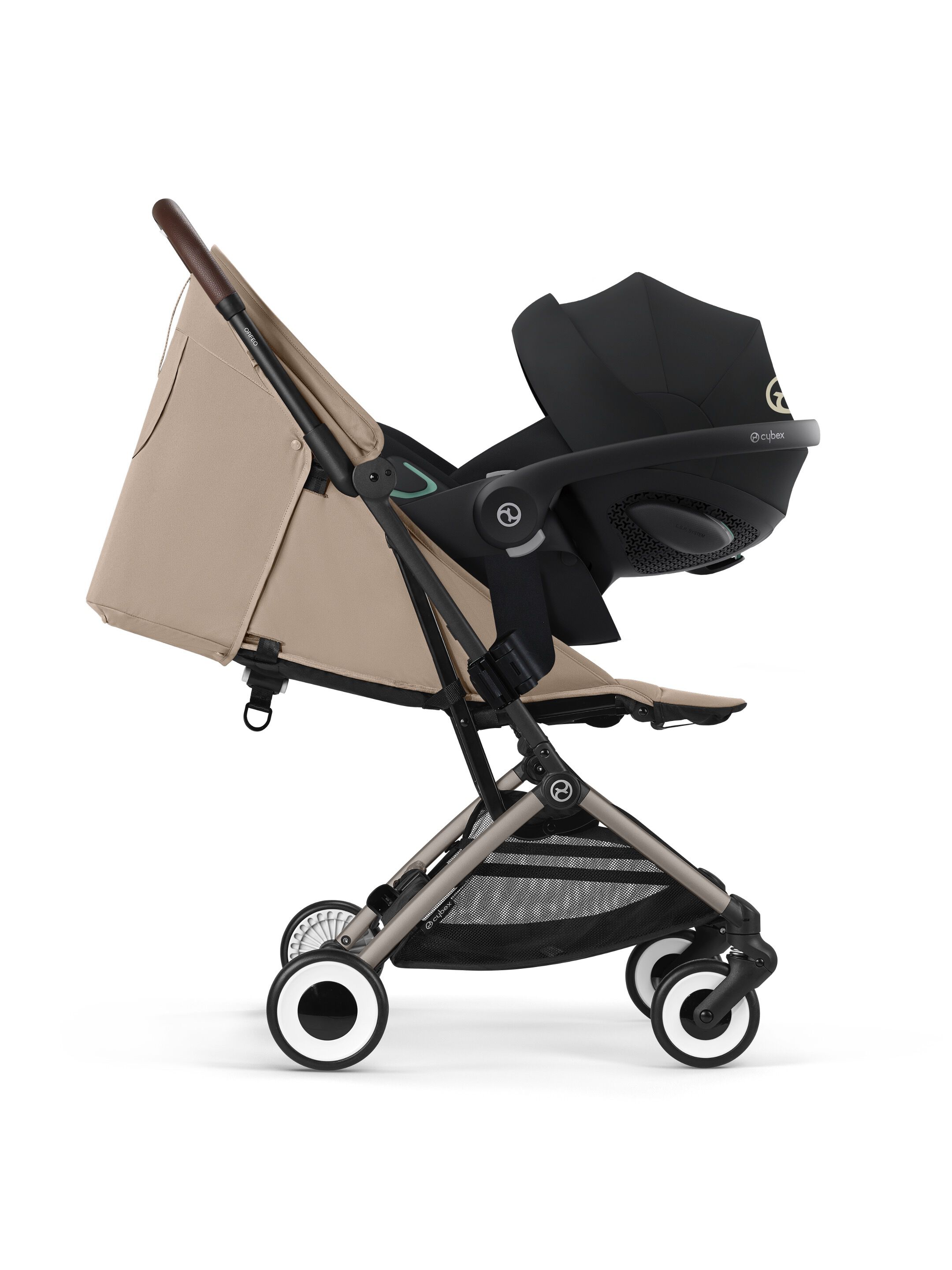 Cybex Orfeo Stroller - TPE/Almond Beige image number 2