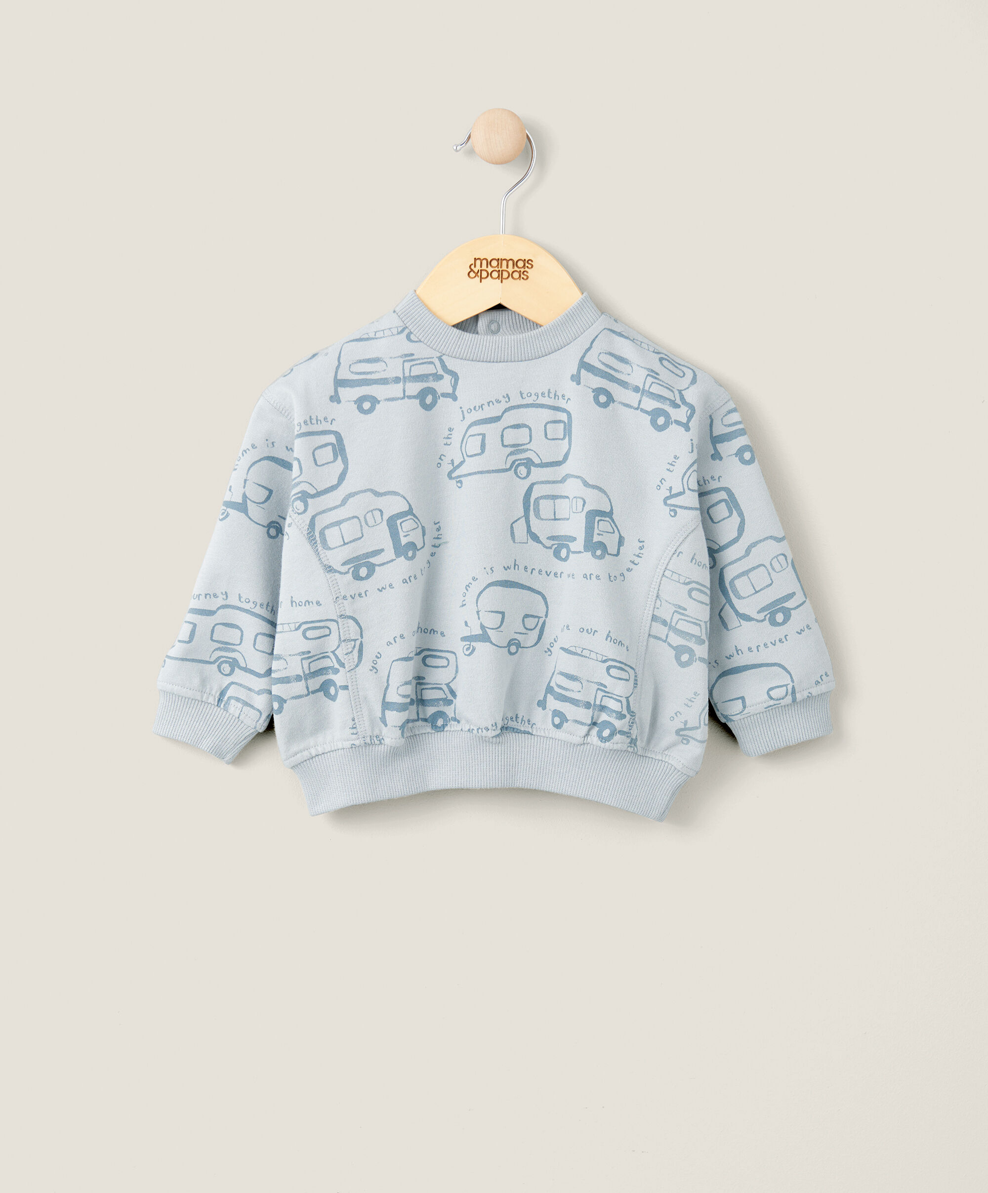 You Are Our Home Sweatshirt - Blue image number 1