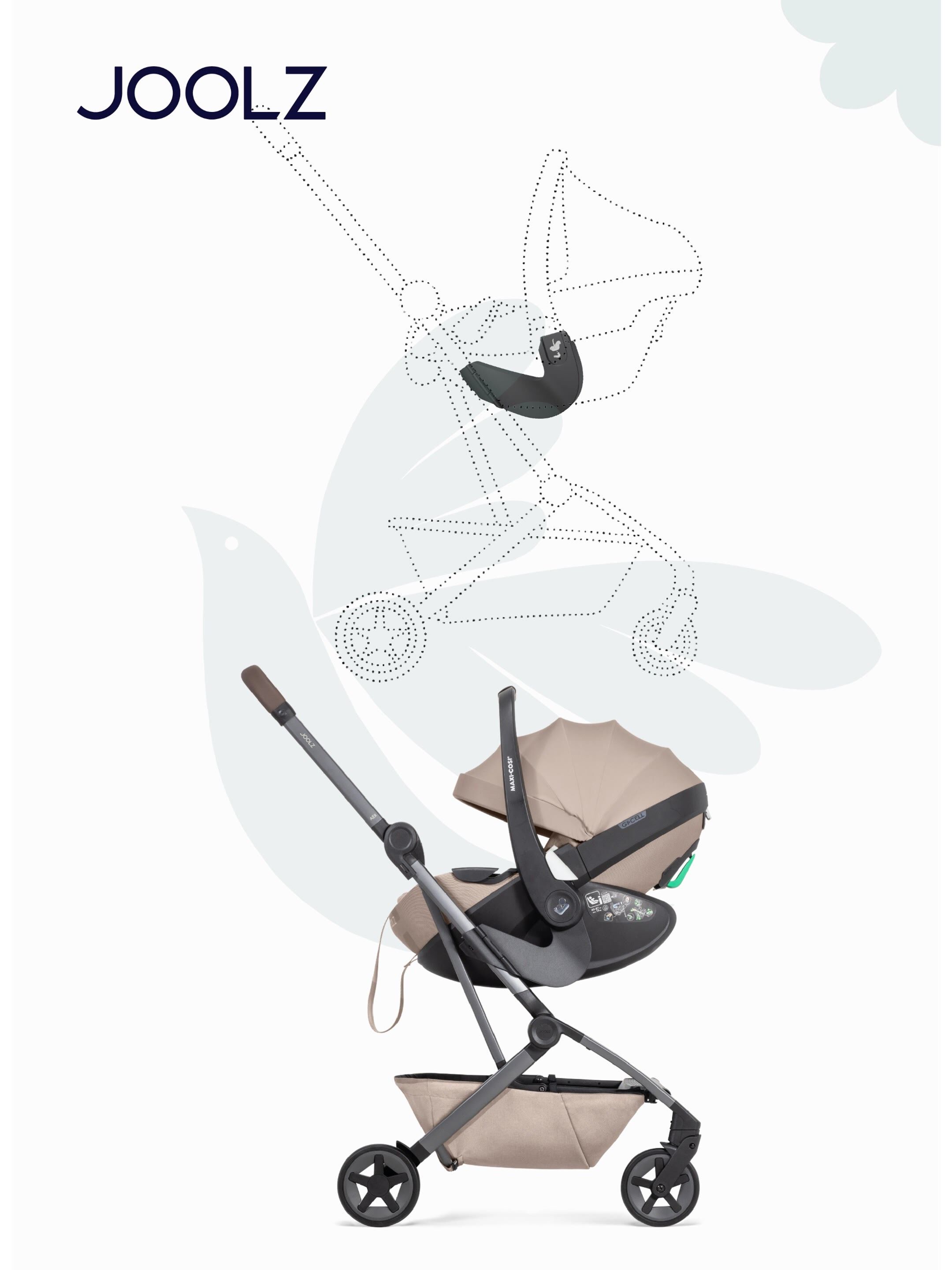 Joolz Aer2 Car Seat Adapter Set for Stroller image number 5