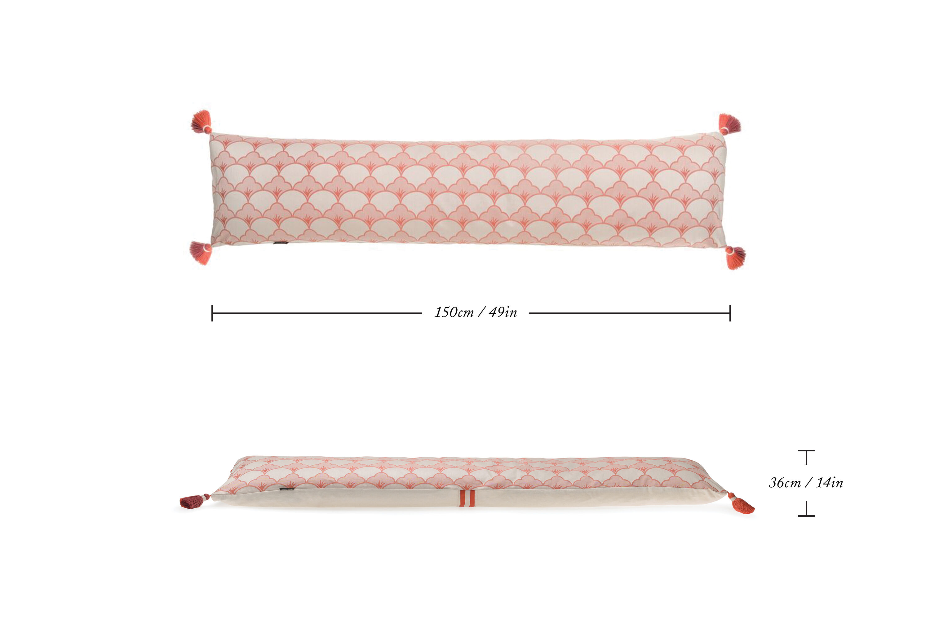 DockATot Cosset Supportive Body Pillow - Scallop Jacquard image number 3