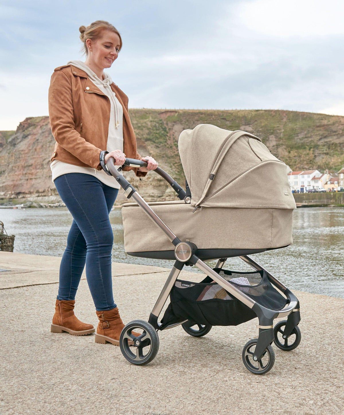 Strada Carrycot - Pebble (hood not included) image number 4