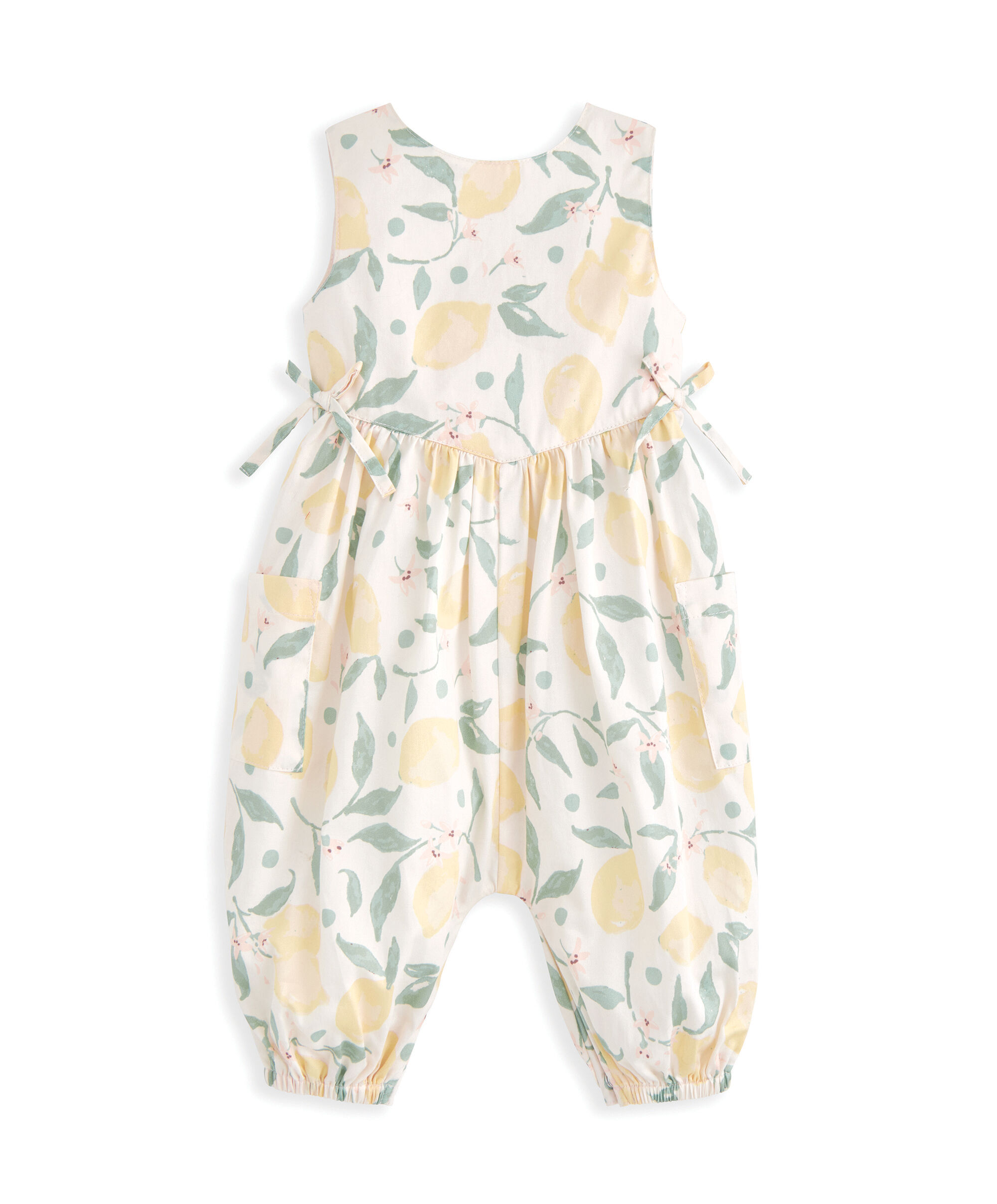 Lemon Print Romper image number 2