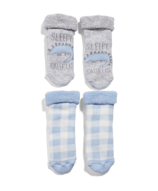 Blue Bed Socks (2 Pack) image number 1