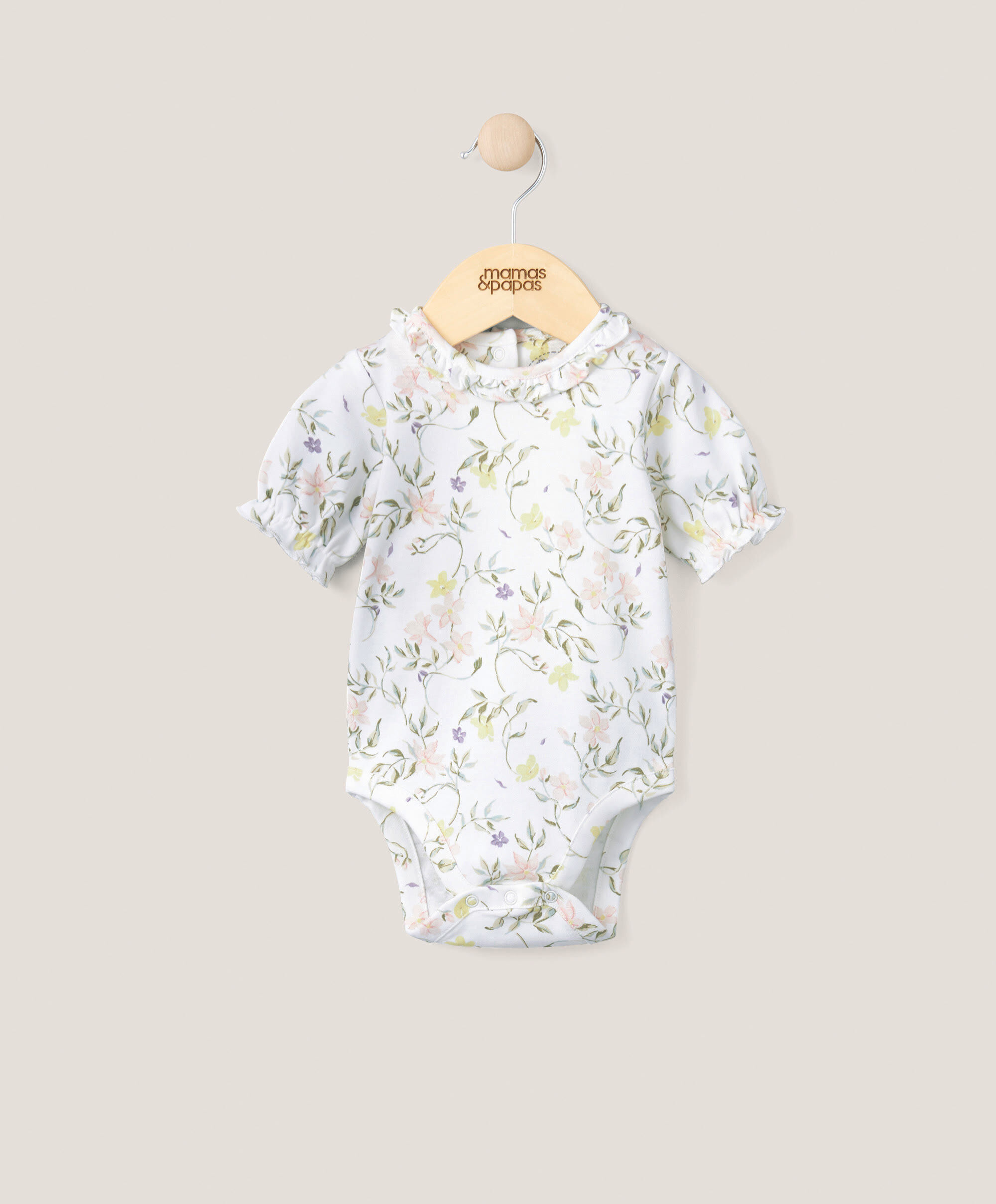 Floral Bodysuit - Blue image number 1