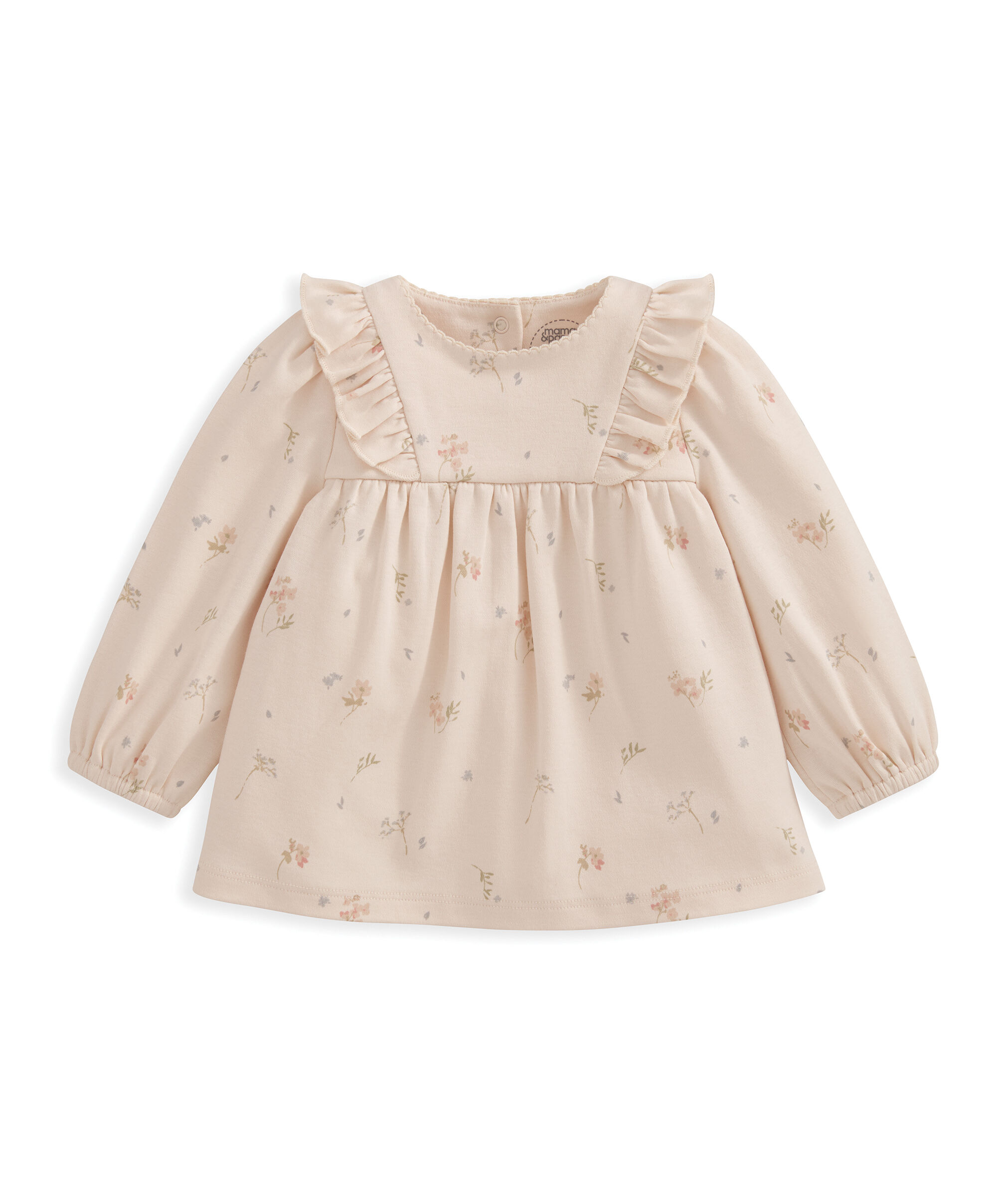 Long-Sleeve Top & Leggings Outfit Set - Floral image number 2