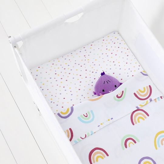 3pc Crib Bedding Set – Colour Rainbow image number 5