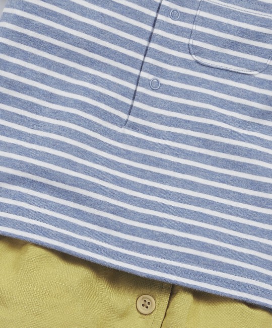 Striped Vest & Shorts Set image number 5