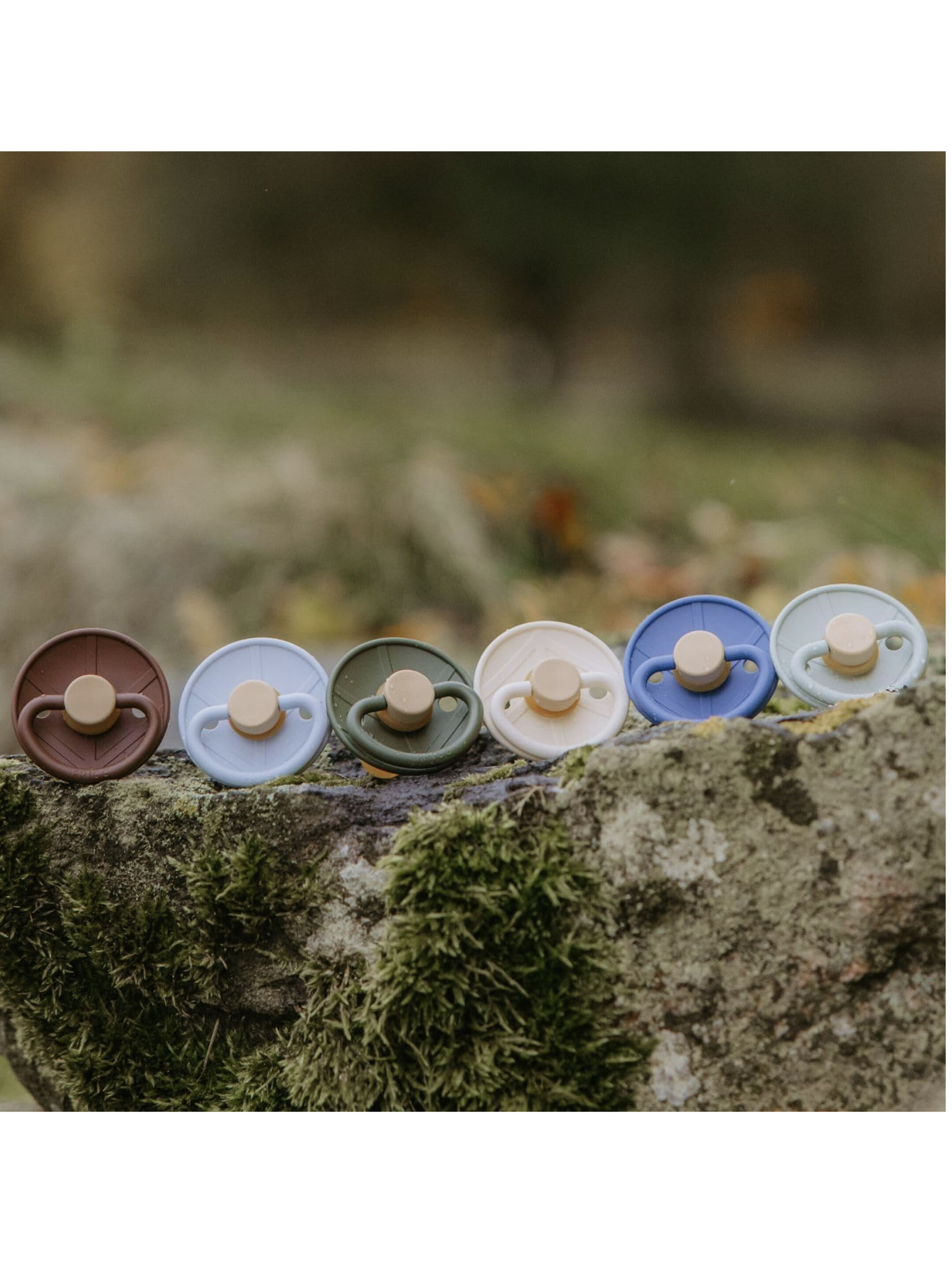FRIGG Little Viking Silicone Baby Pacifier 6-18M 2-Pack Ocean View/Cream - Size 2 image number 3