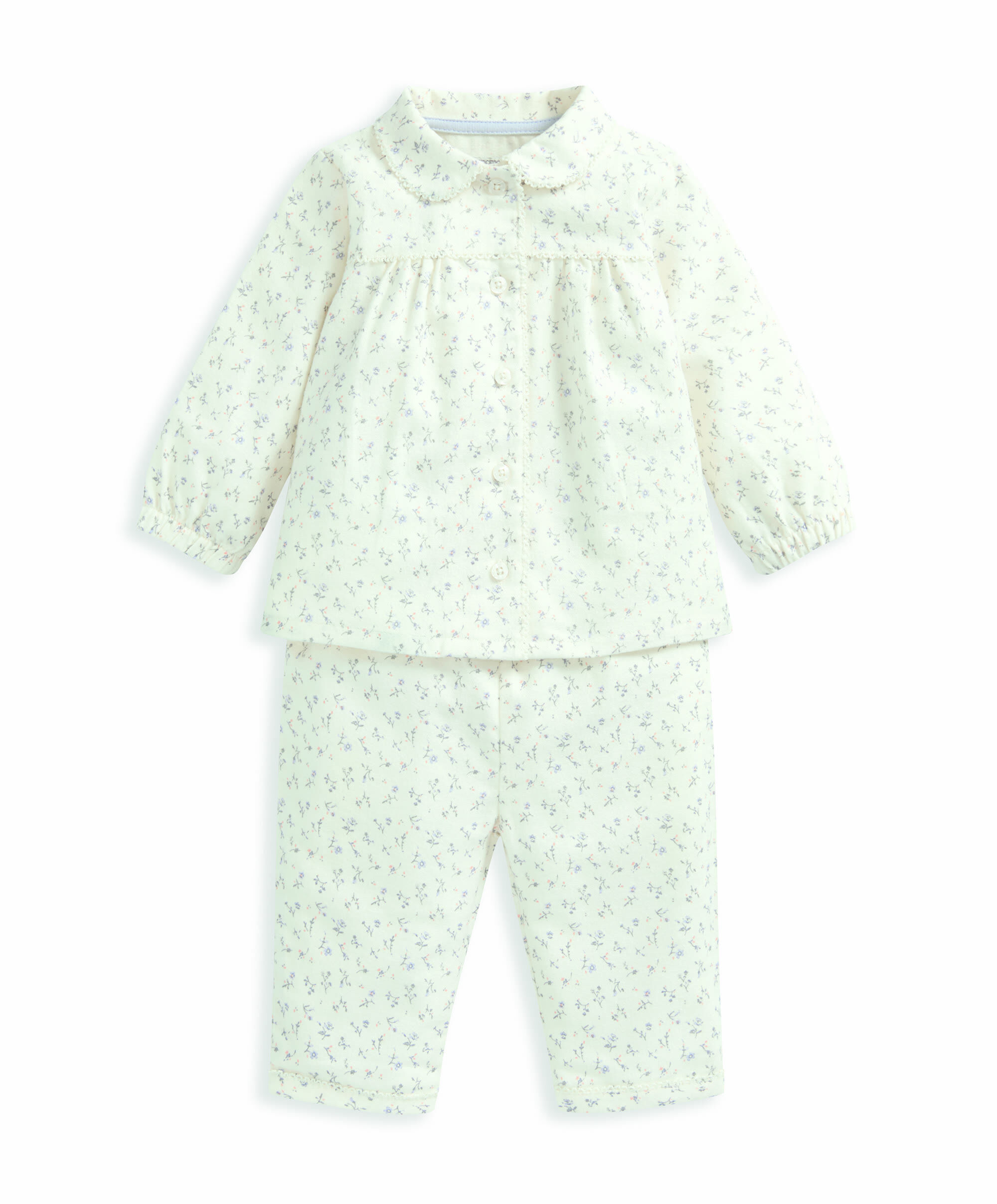 Ditsy Floral Woven Pyjamas image number 2