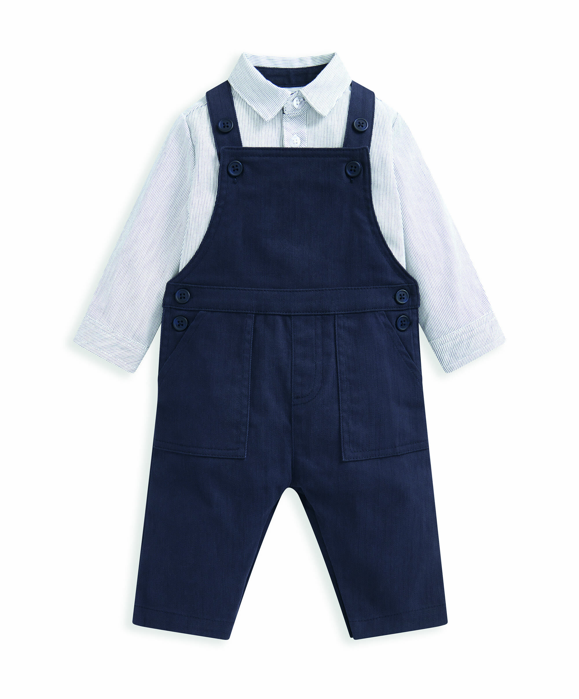 2 piece Bodysuit & Dungaree Set image number 2