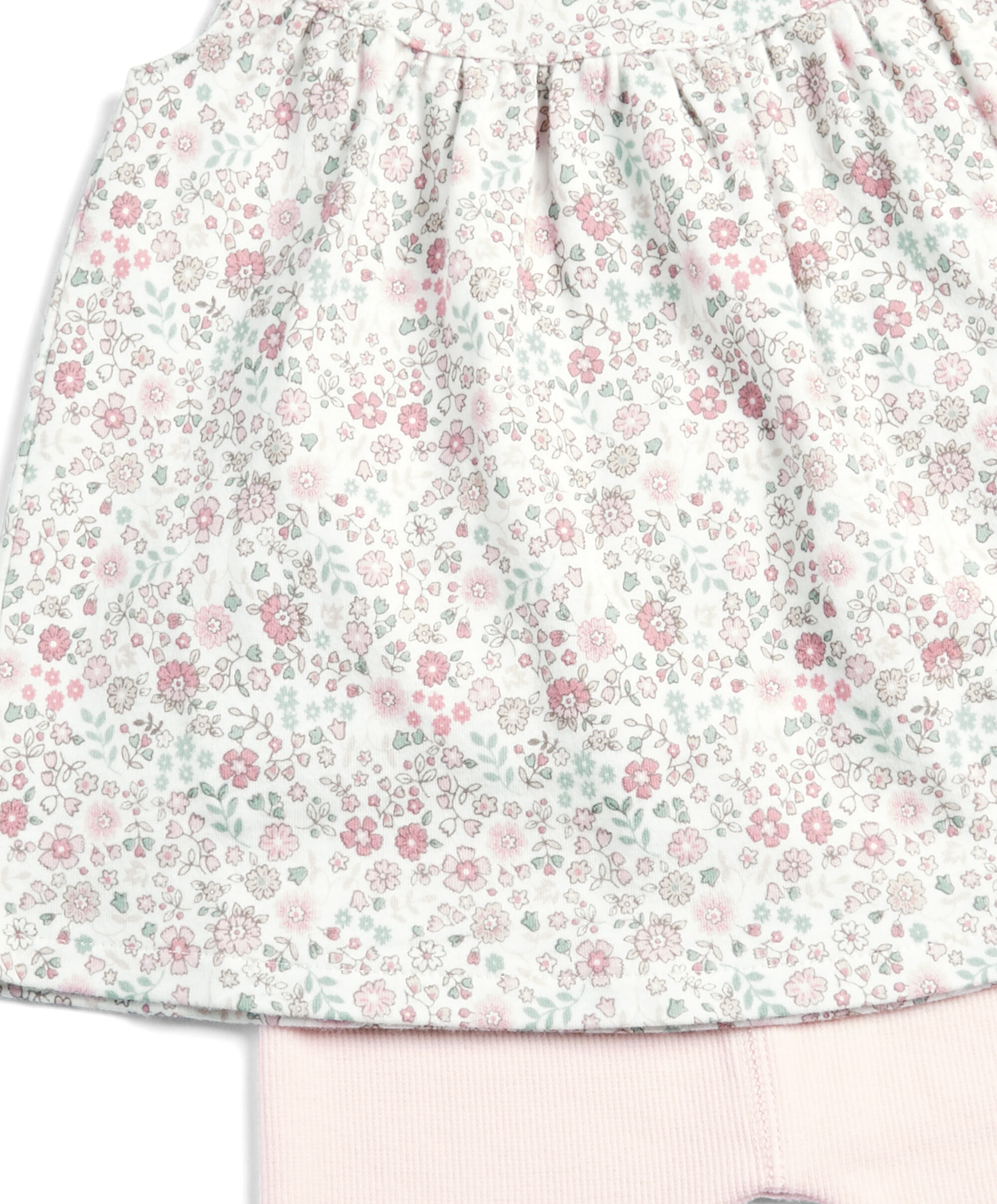 Floral Top & Ribbed Legging Set image number 6