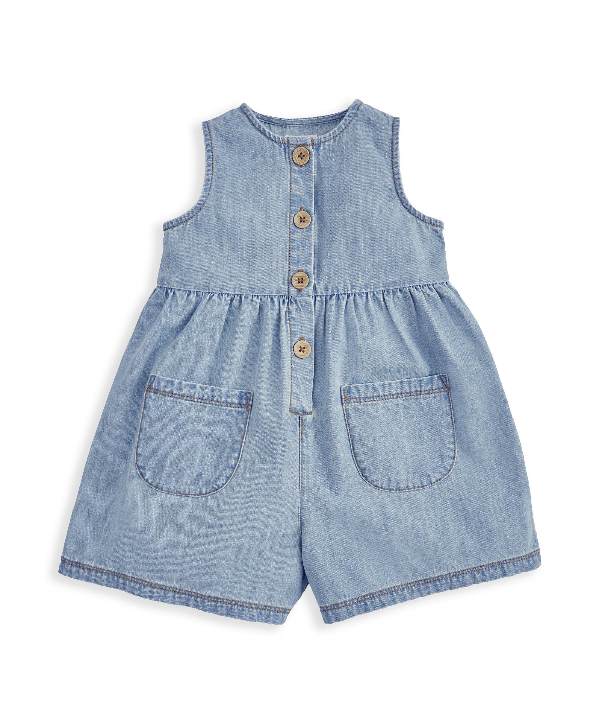 Chambray Romper image number 2