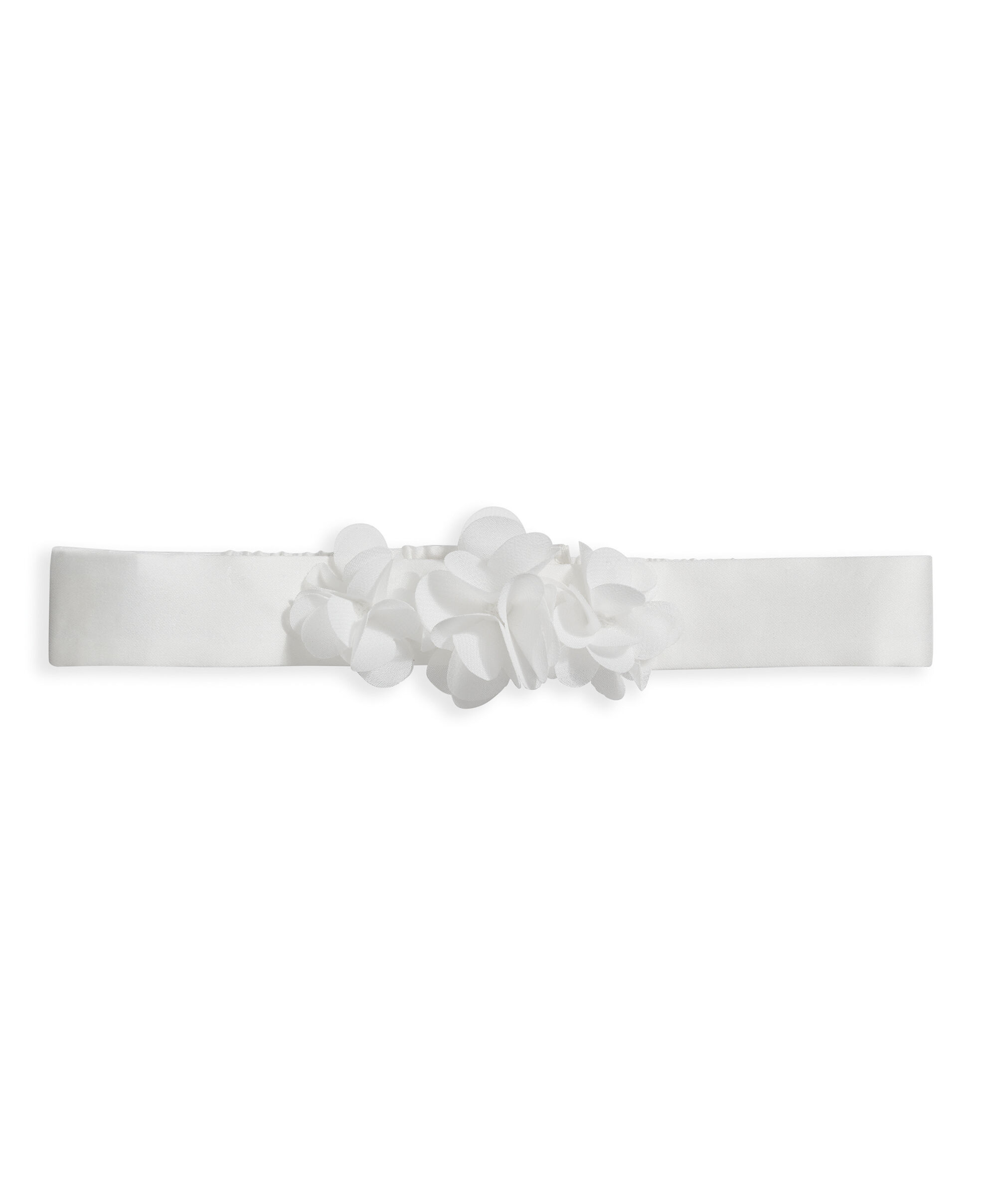 3D Flower Corsage Headband - White image number 1