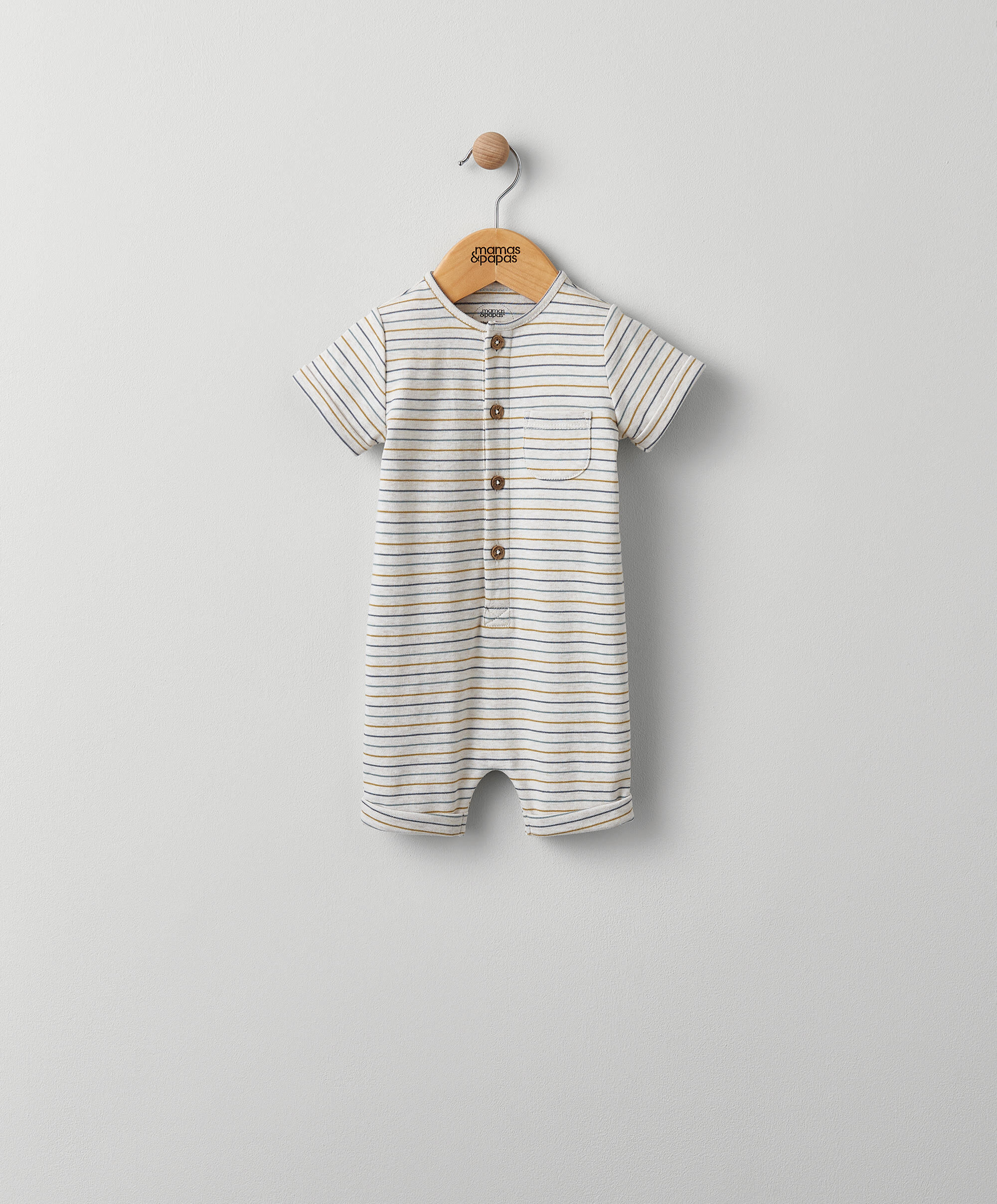 Stripe Shortie Romper image number 1
