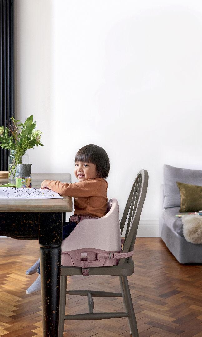 Bug 3-in-1 Floor & Booster Seat with Activity Tray - Blossom image number 7