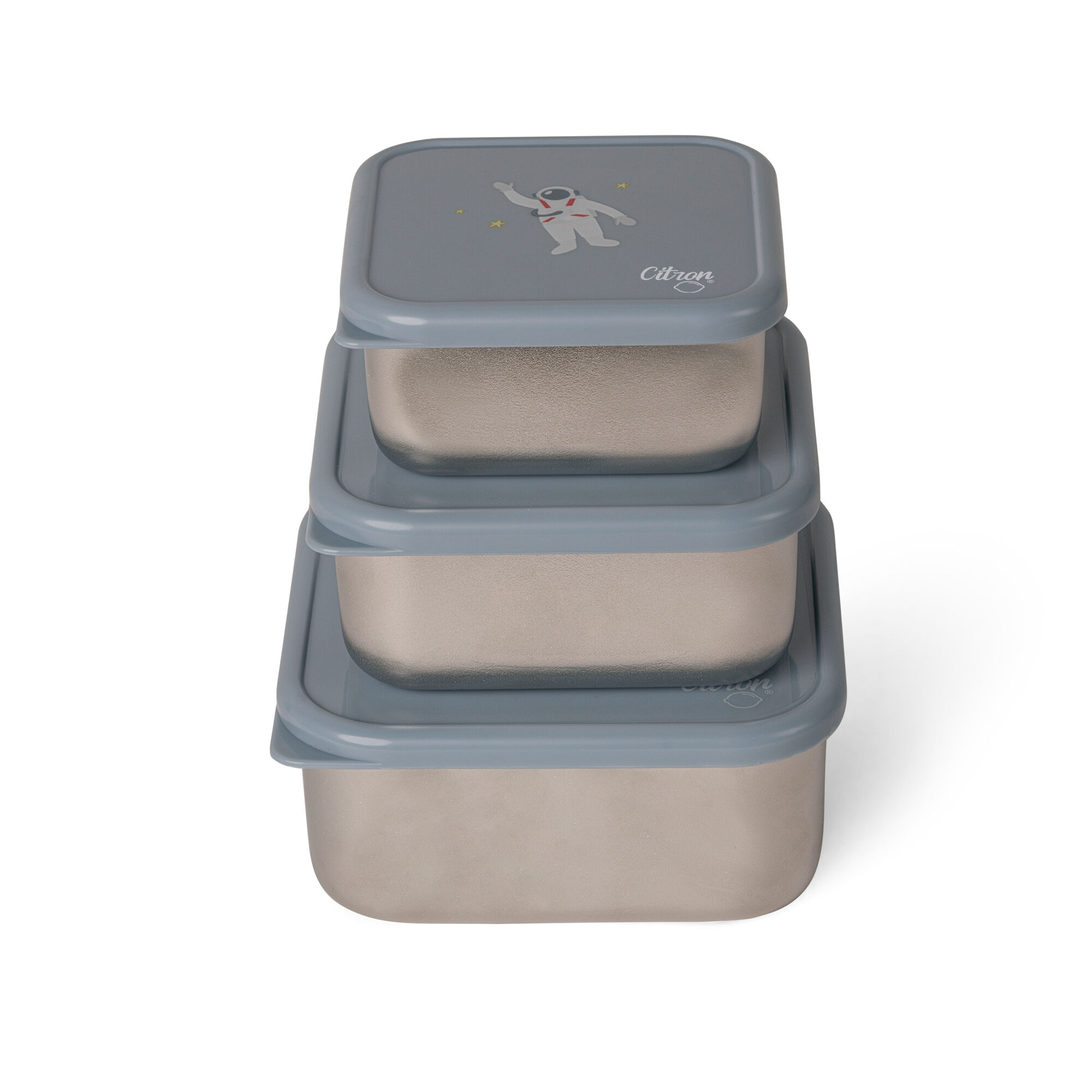 Citron Stainless Steel Stackable Lunchbox - Spaceship image number 1