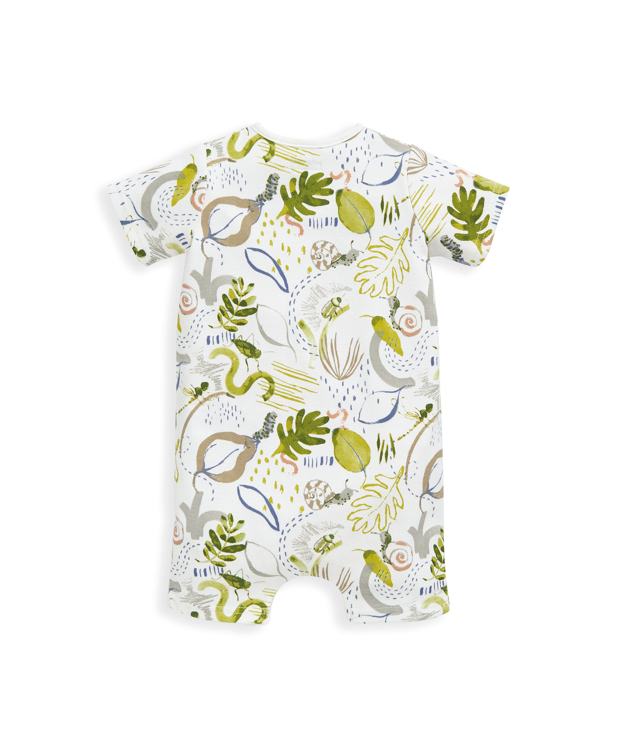 Snail Print Romper image number 2