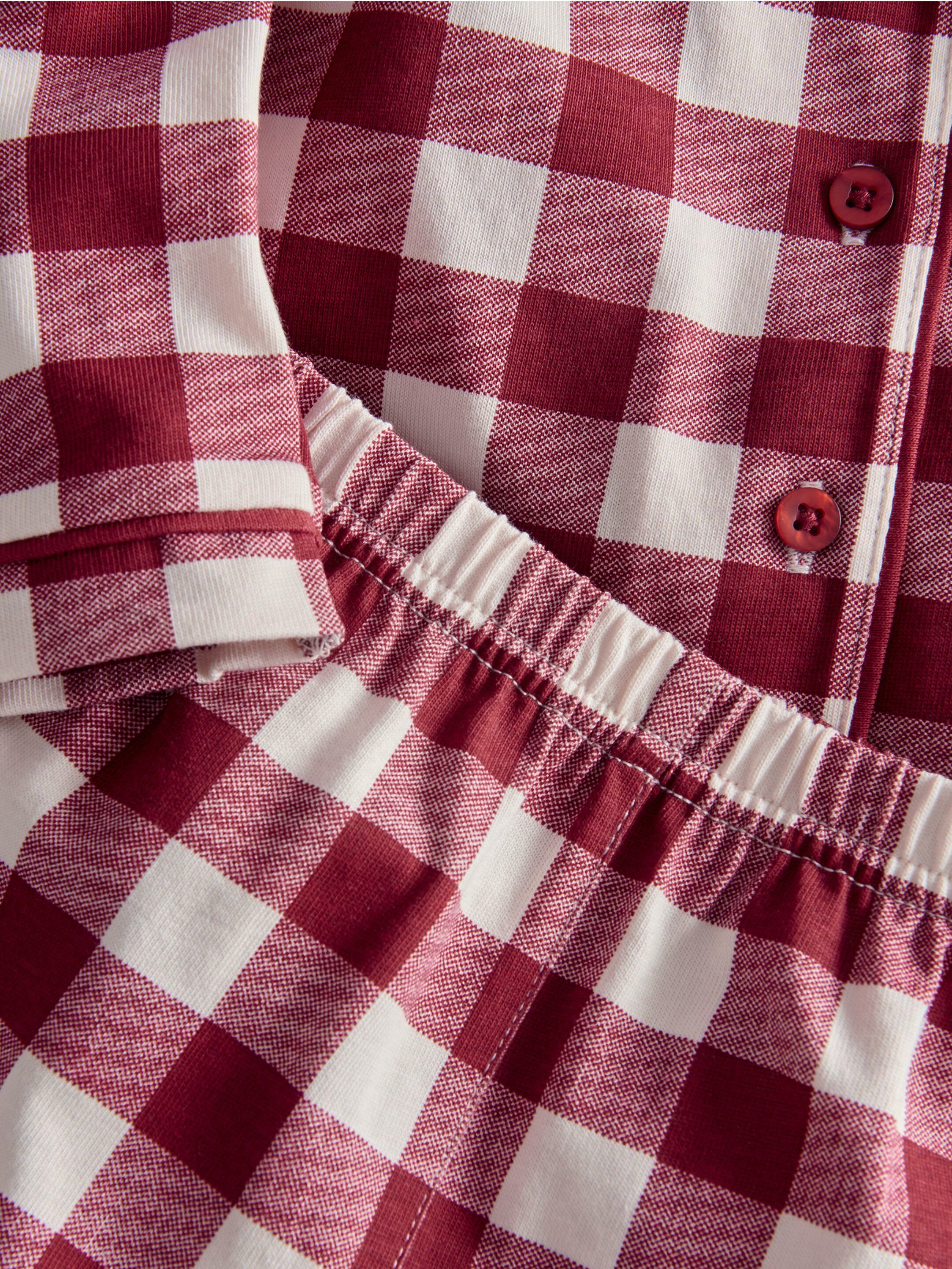 Large Gingham Check Pyjamas image number 4
