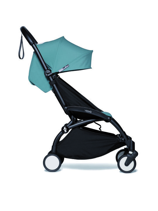 YOYO2 Stroller Black Frame with Aqua 6+ Color Pack image number 2