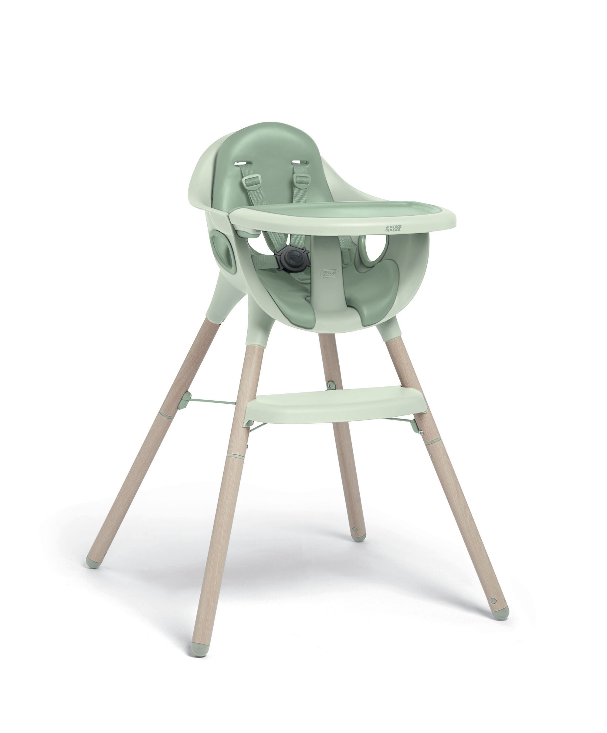 Juice High Chair with Silicone Bibs Set - Eucalyptus image number 2