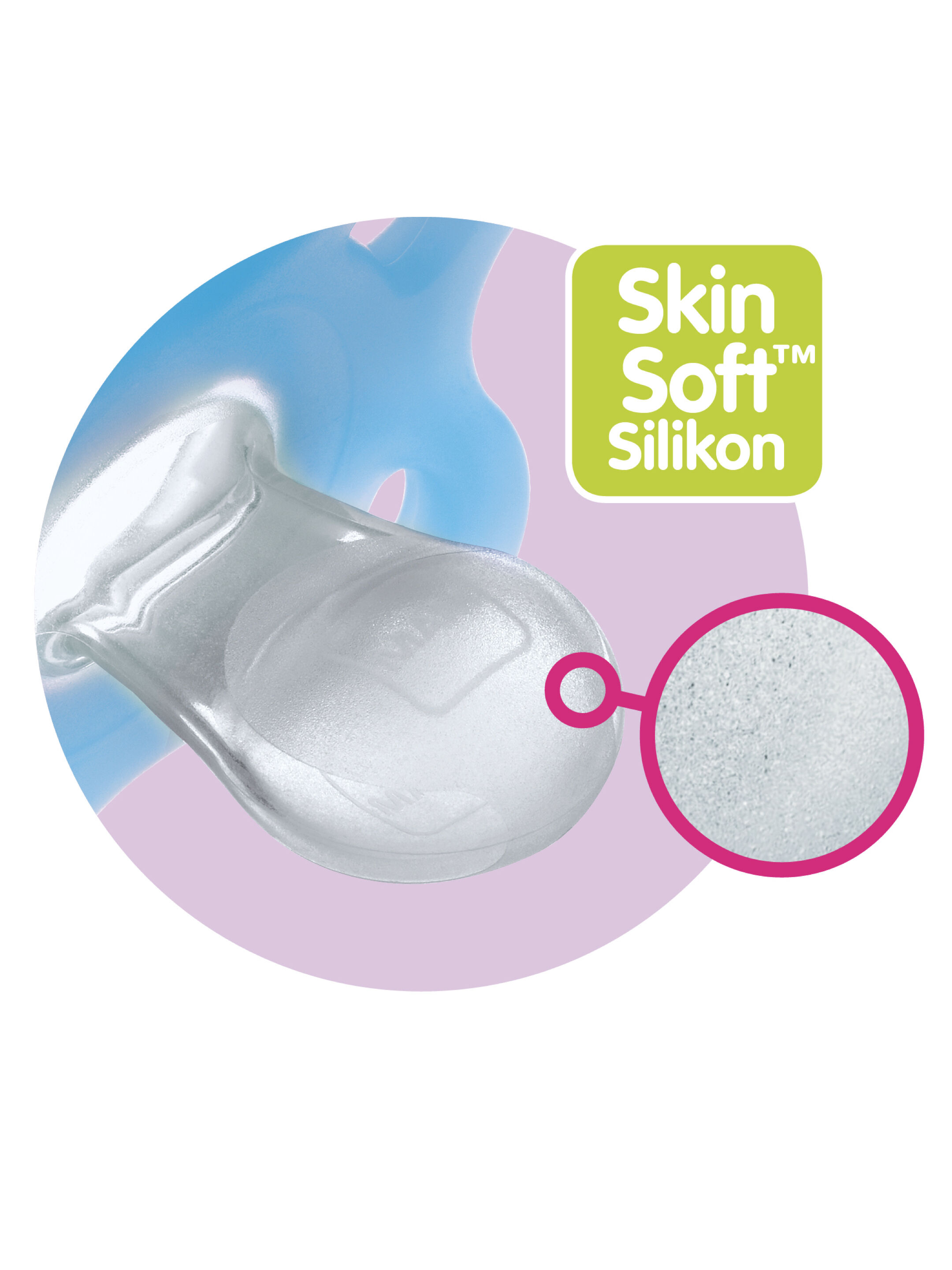 Mam Baby Comfort Silicone Pacifier - 0-3 M |Pink & Beige - Pack of 2 image number 5