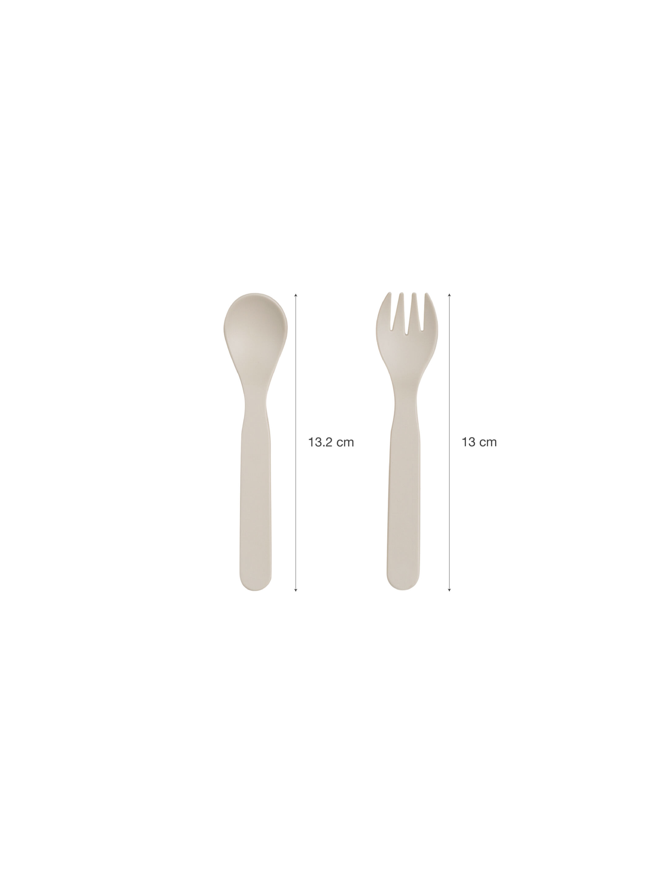 Citron Bio Based Cutlery Set of 2 and Case - Pink/Cream image number 4