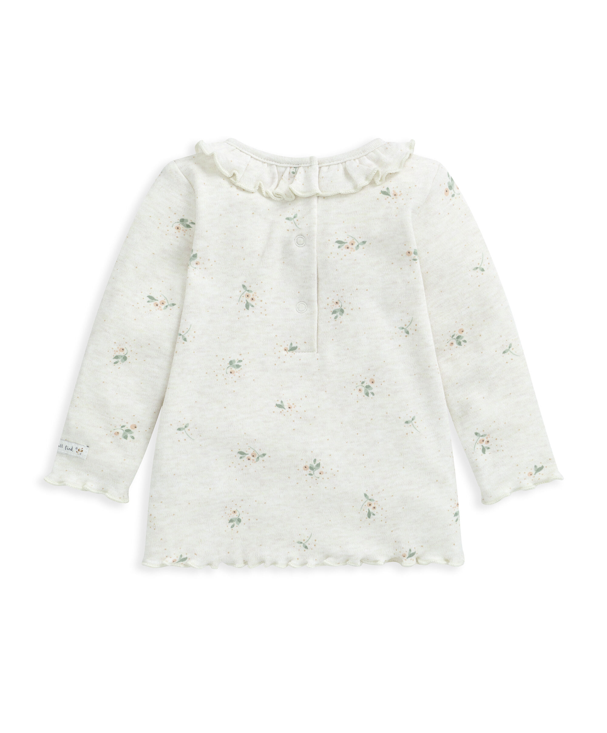 Ditsy Print Long Sleeve T-Shirt image number 3