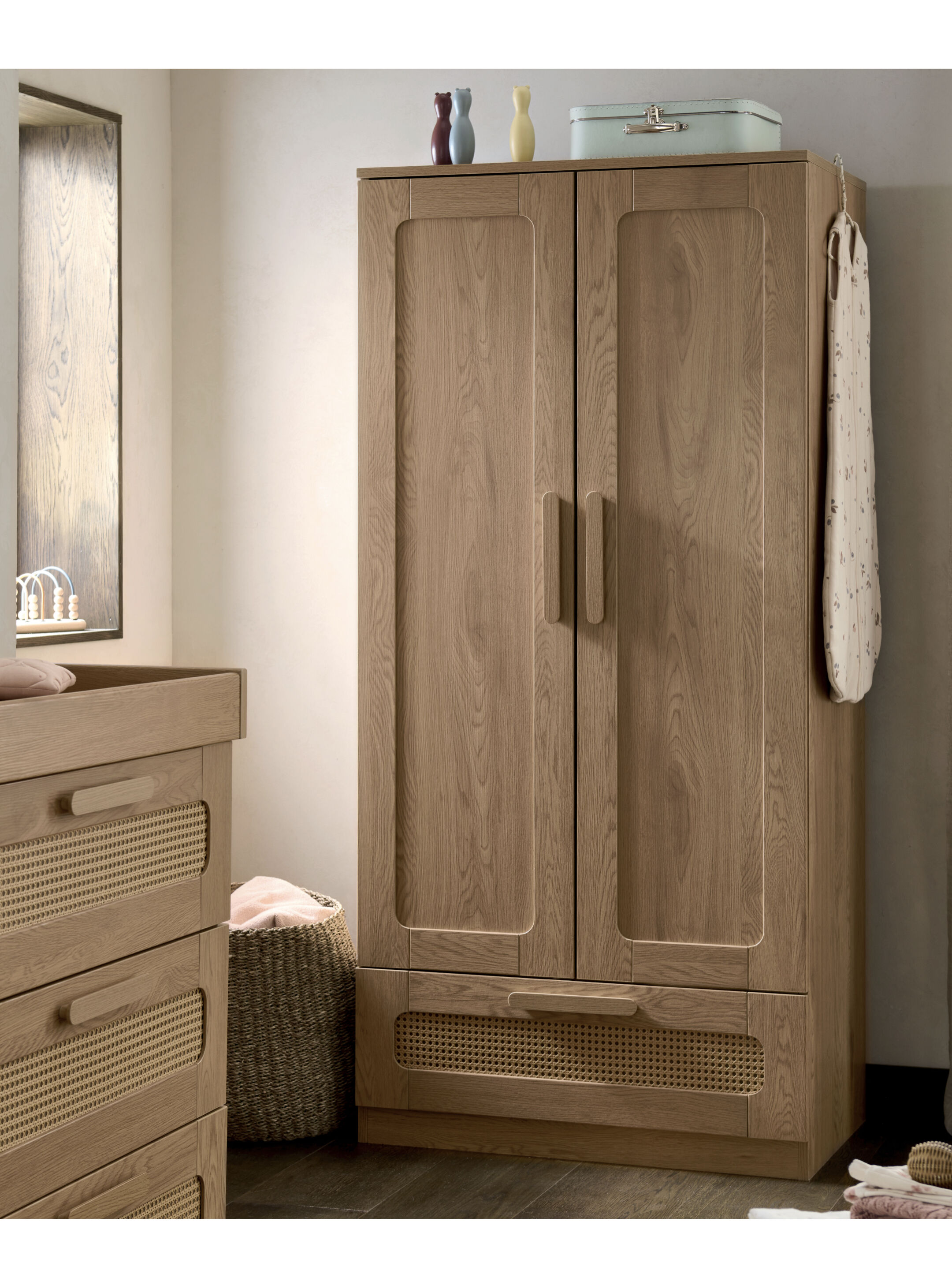 Esna Wardrobe - Rattan image number 1